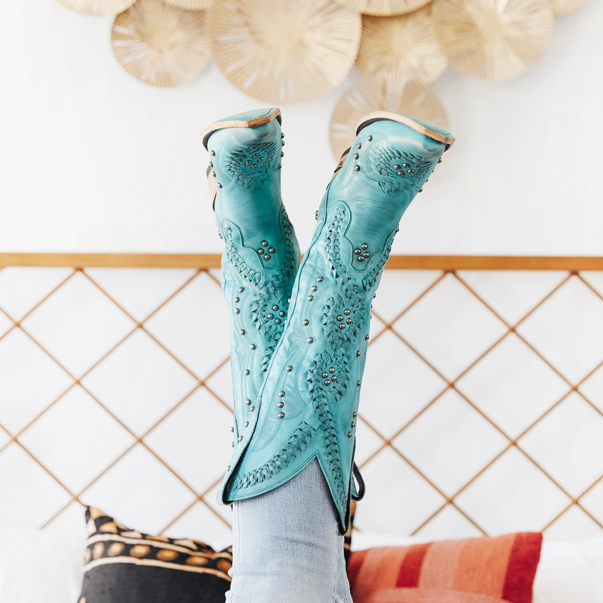 Lane Cossette Boot - Turquoise Blaze