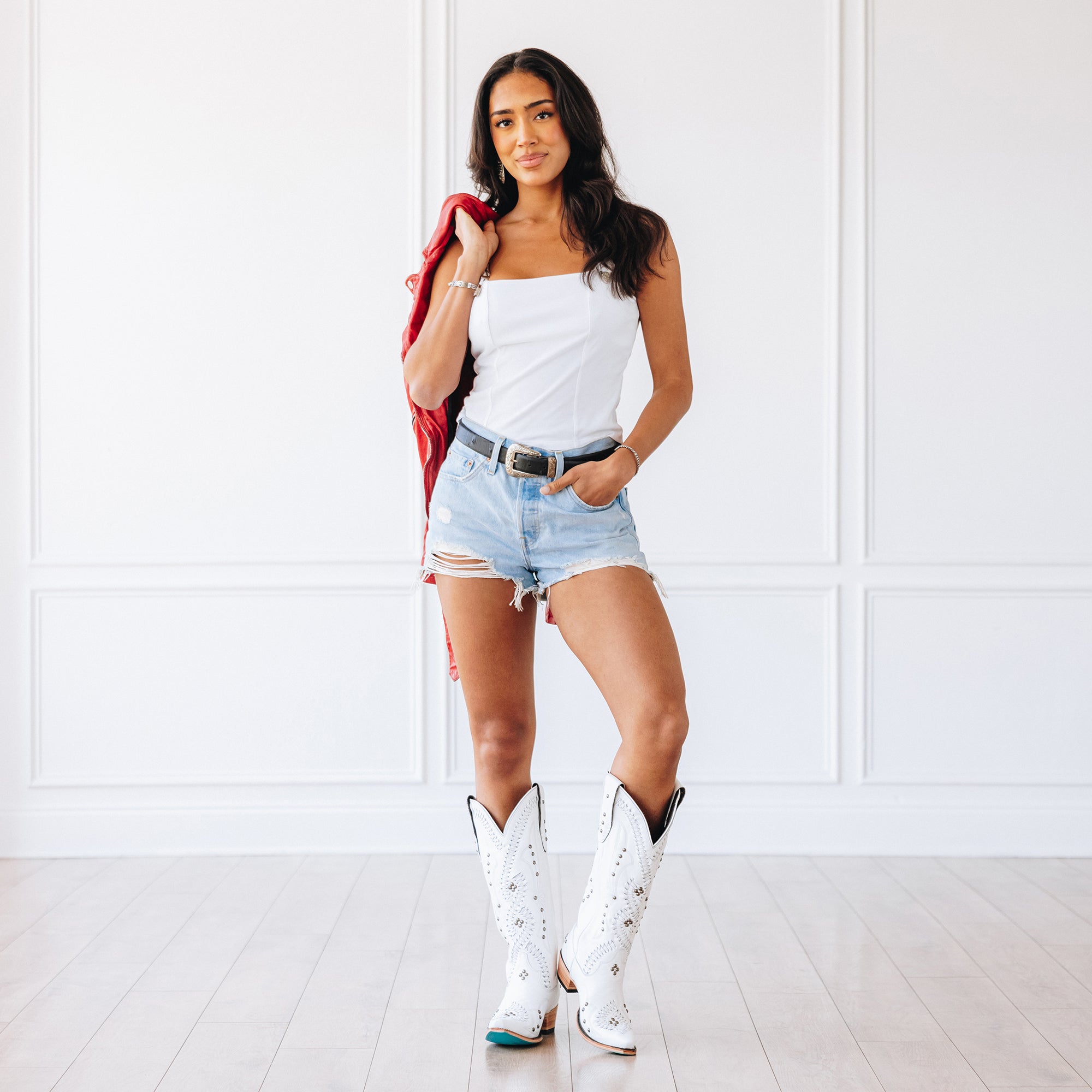 Lane Cossette Boot - Matte White