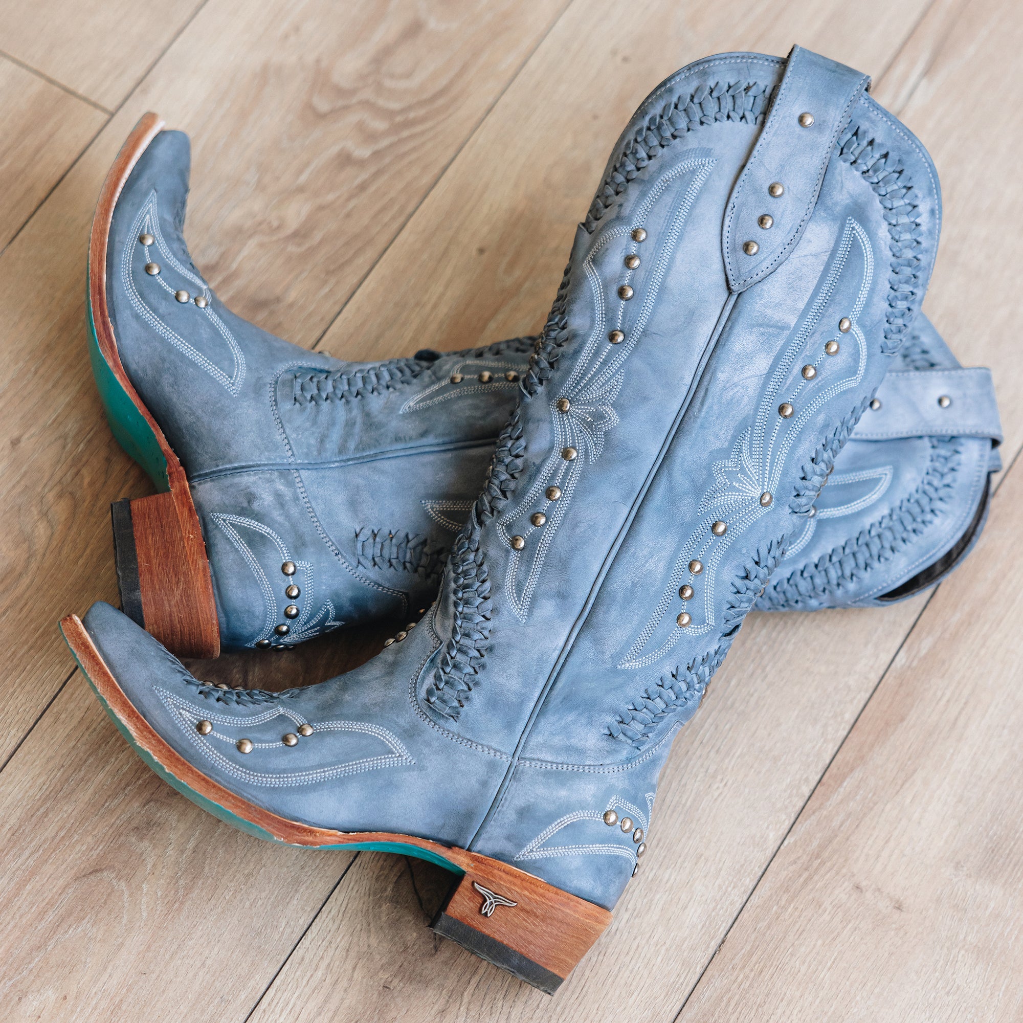 Lane Cossette Boot - Washed Denim