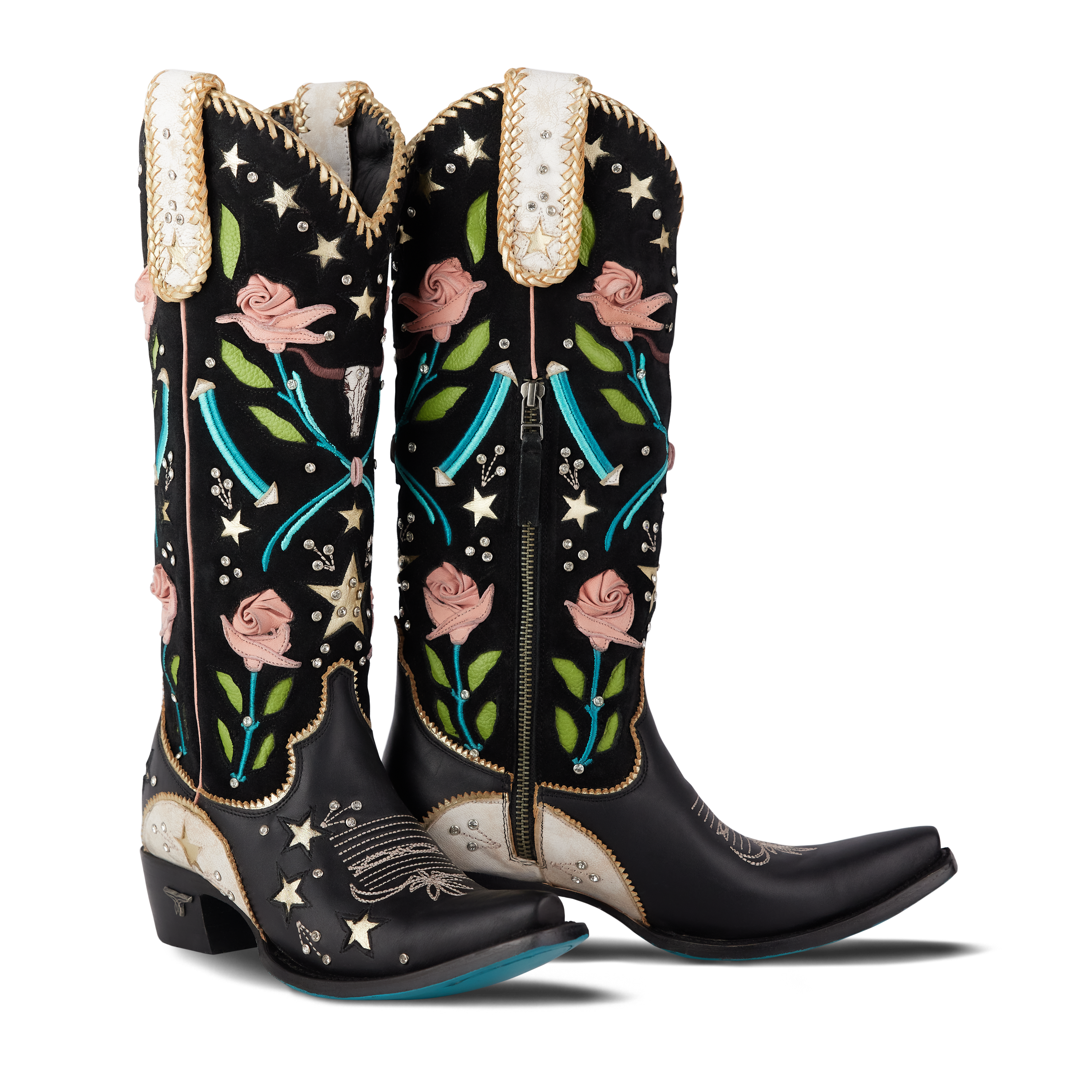 Lane Stars Align Boot - Jet Black & Ceramic Crackle