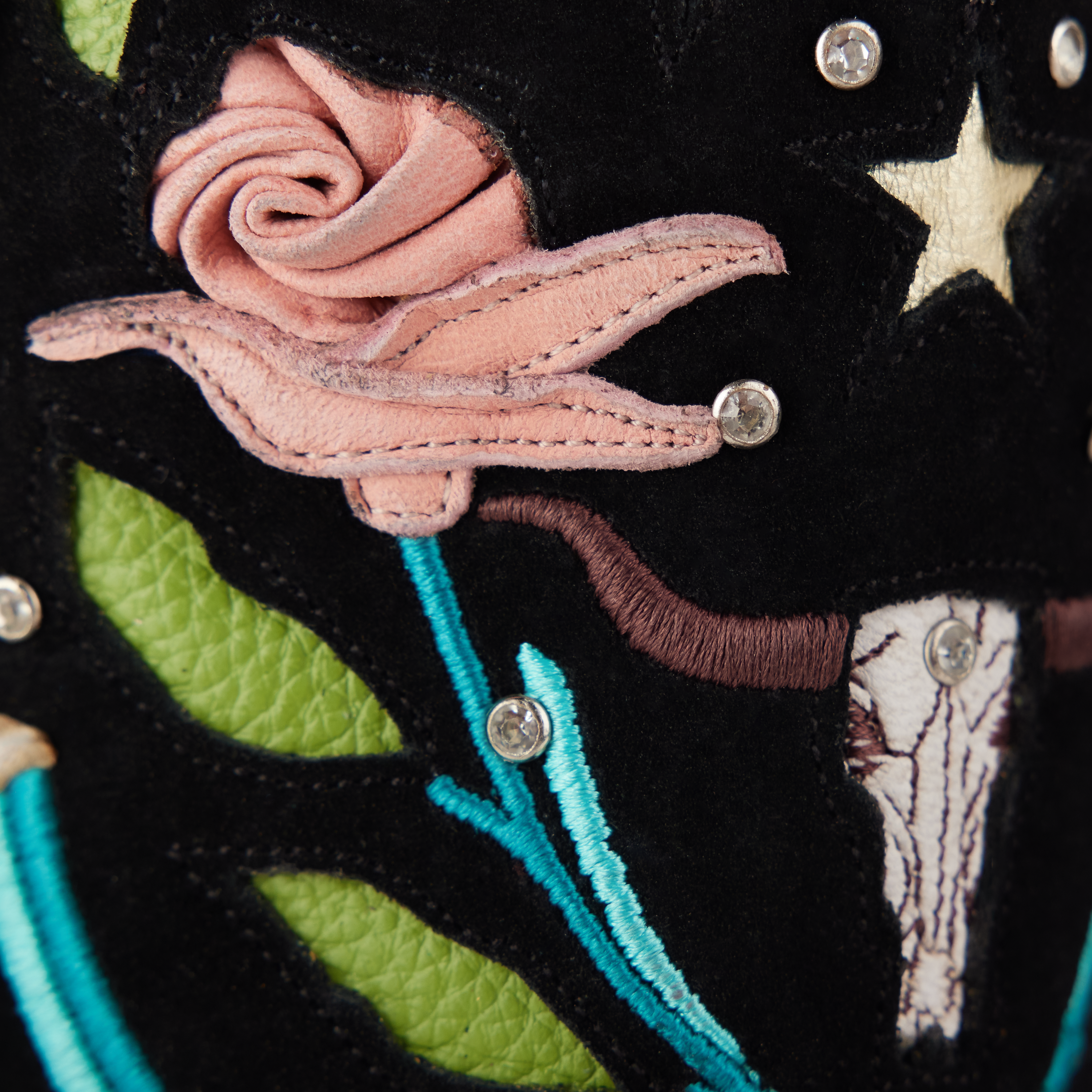 Lane Stars Align Boot - Jet Black & Ceramic Crackle