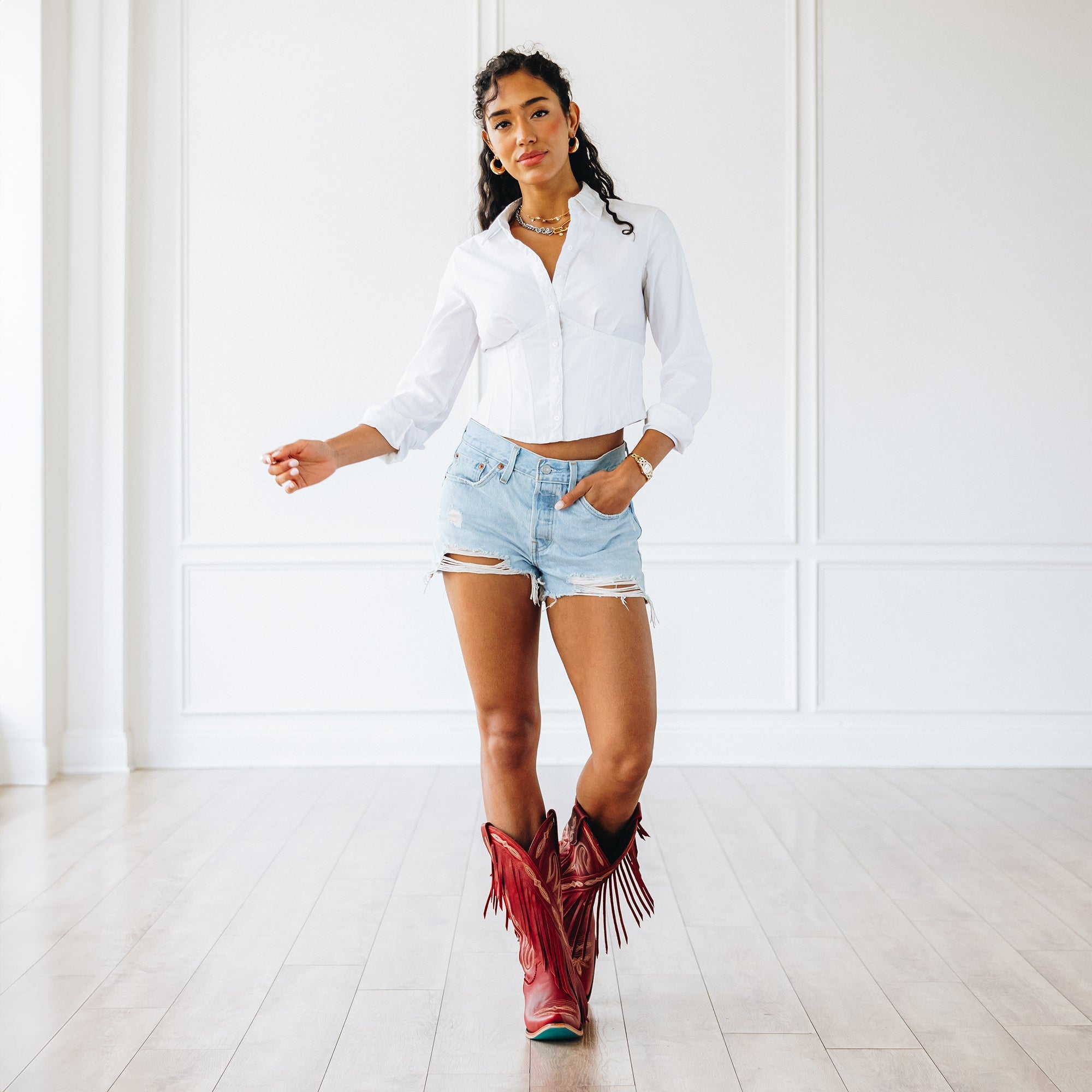 Lane Senita Falls Boot - Smoldering Ruby