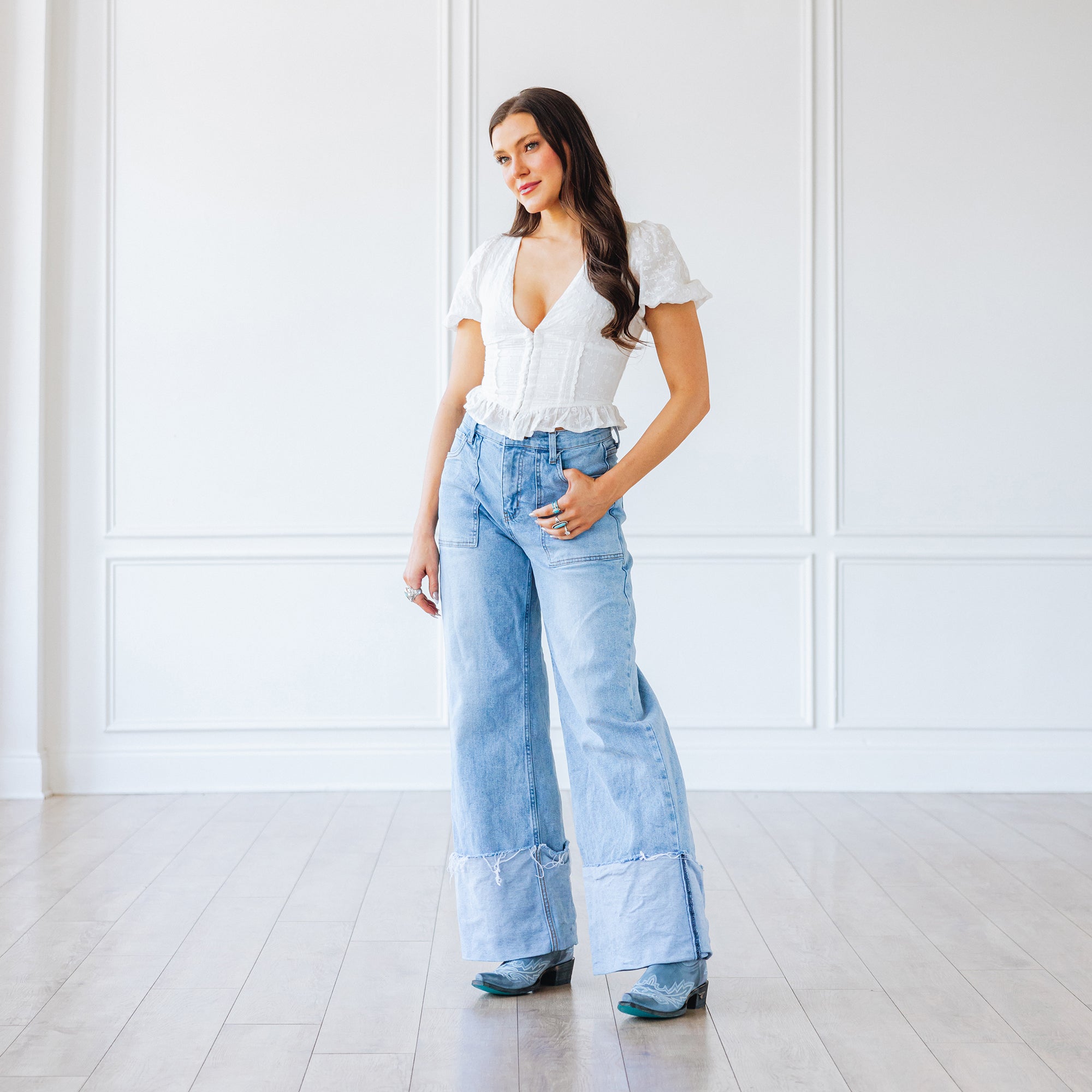 Lane Lexington Boot - Washed Denim