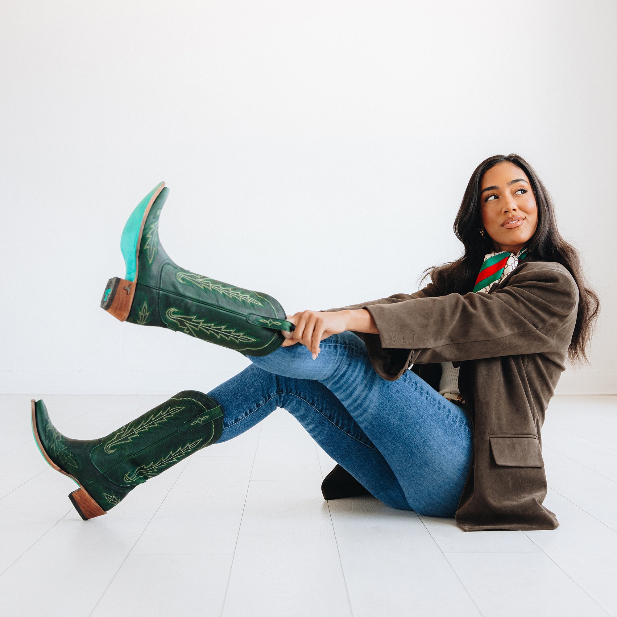 Lane Lexington Boot - Emerald Green