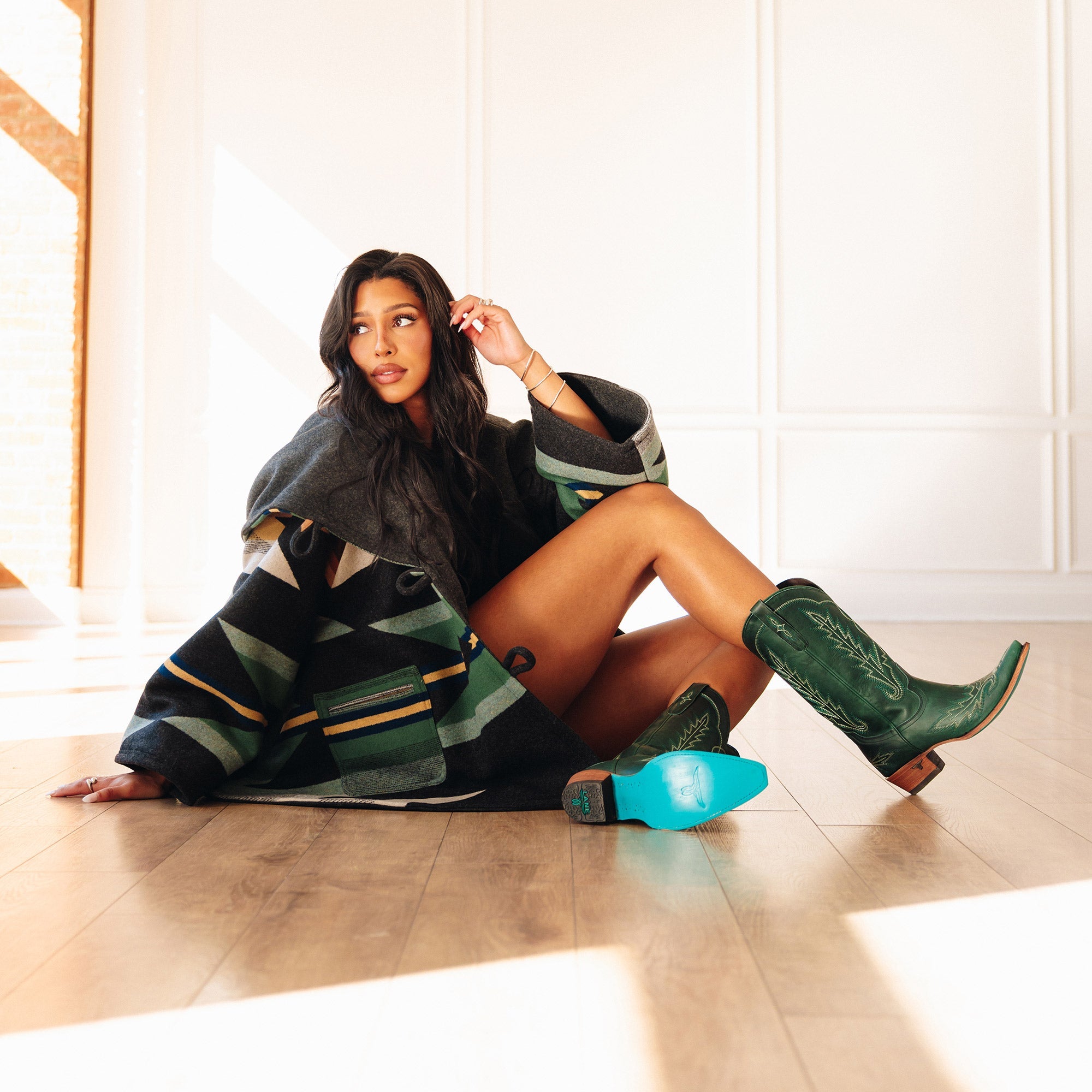 Lane Lexington Boot - Emerald Green