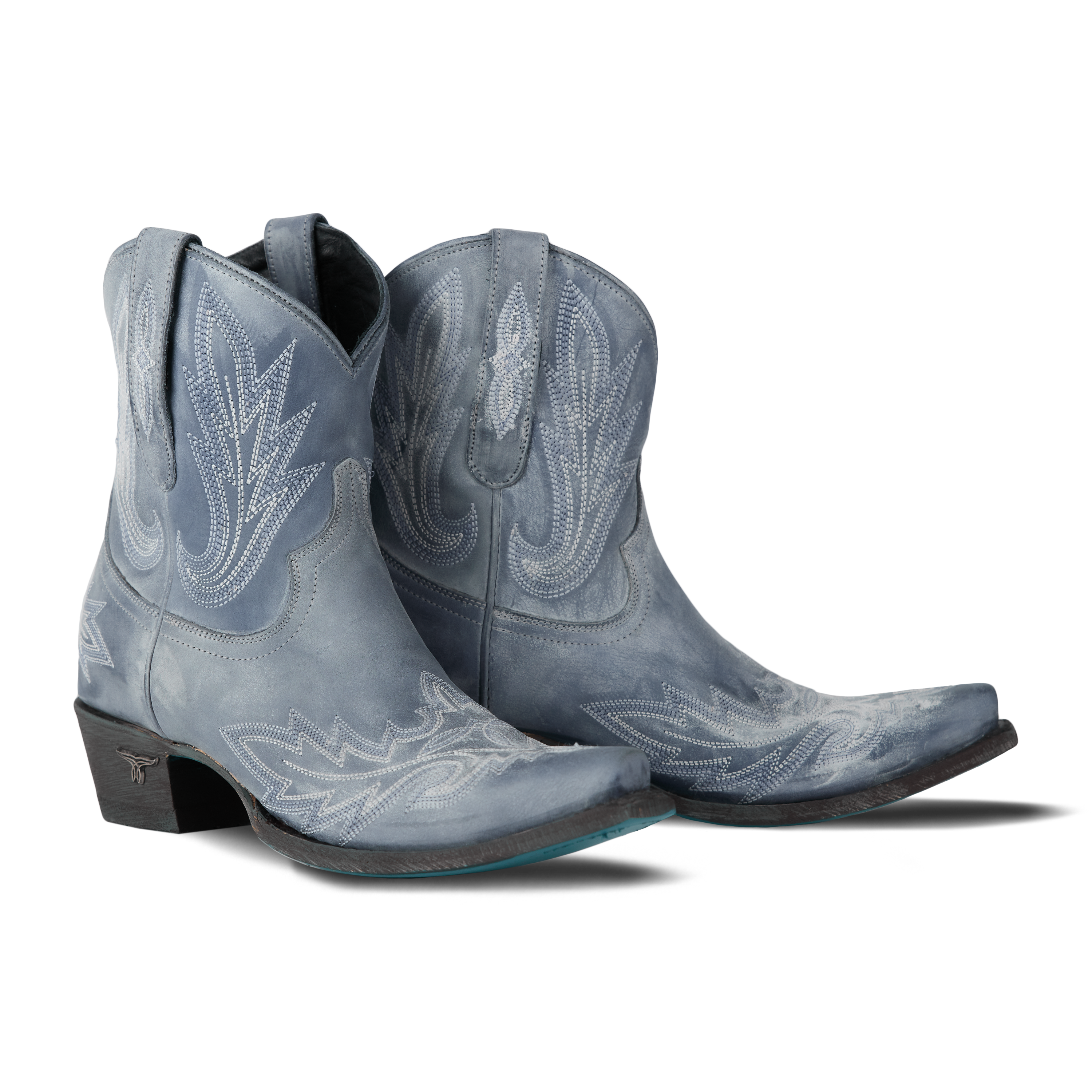 Lane Lexington Bootie - Washed Denim