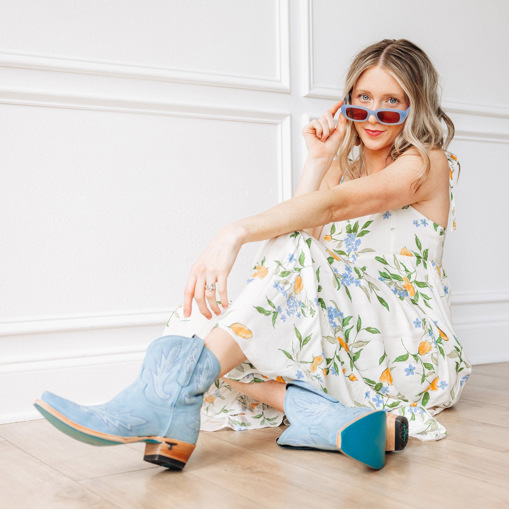 Lane Lexington Bootie - Powder Blue