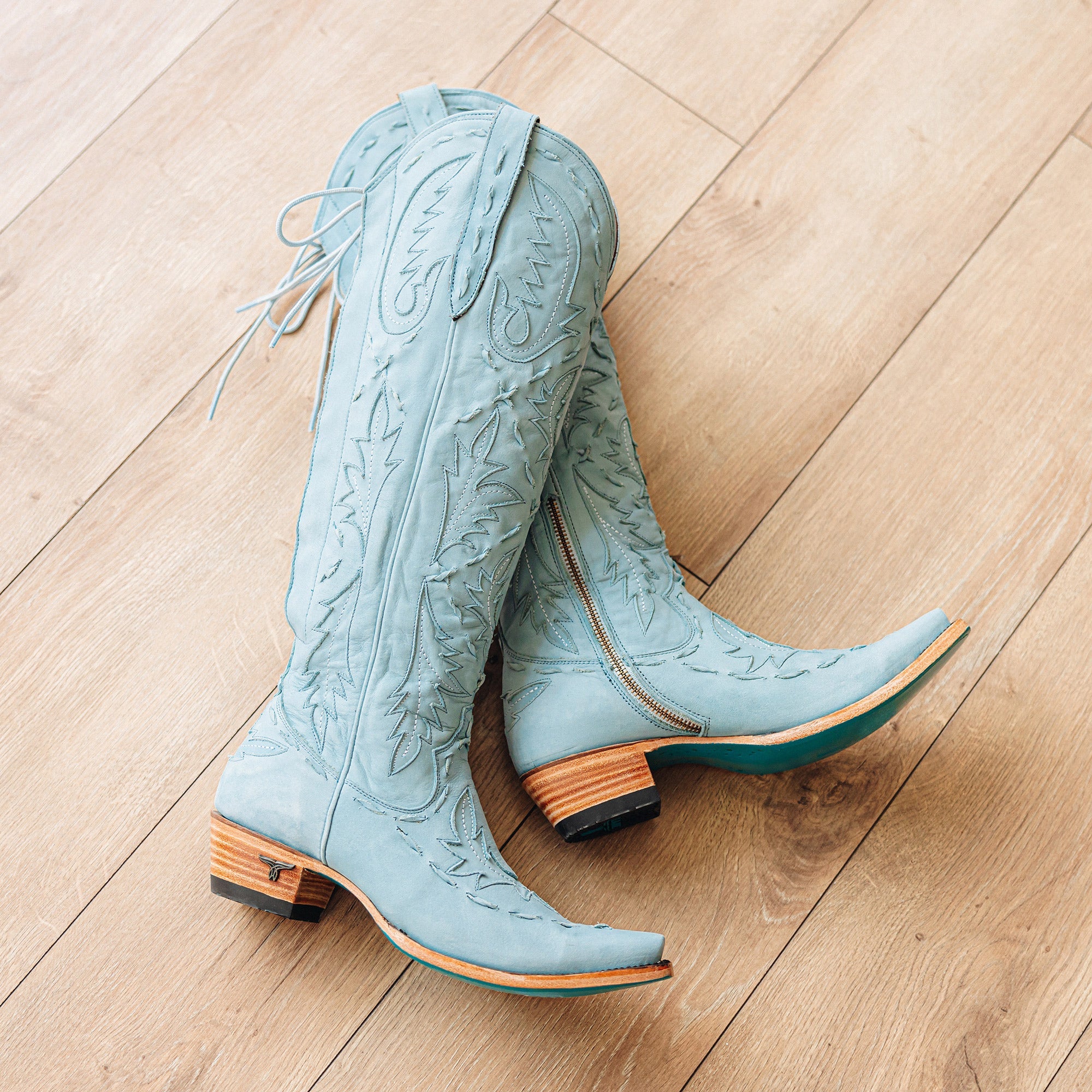 Lane Reverie Knee High Corset - Powder Blue