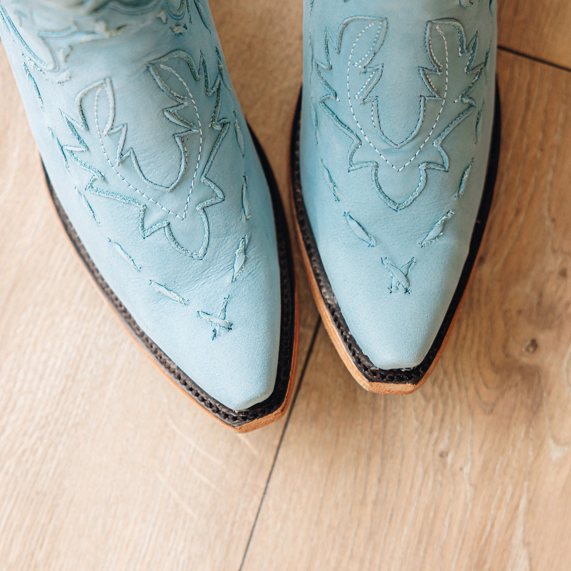 Lane Reverie Knee High Corset - Powder Blue