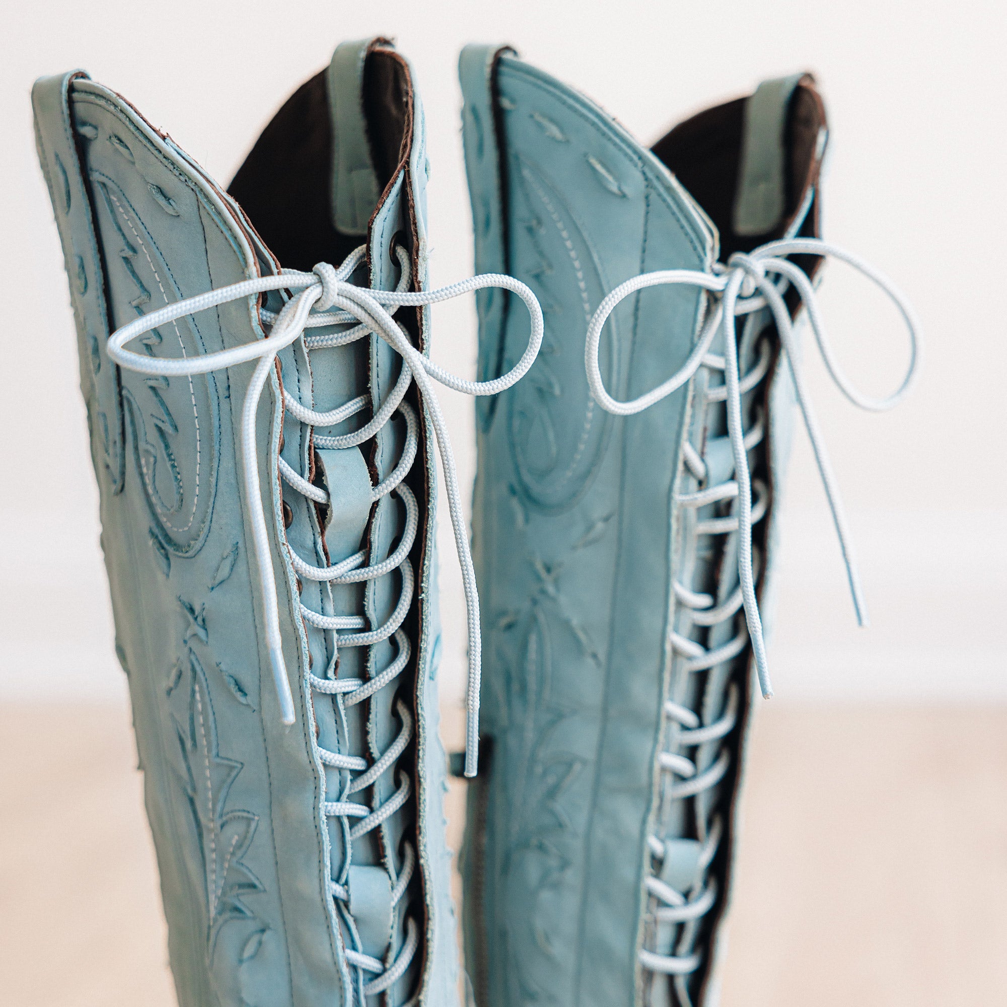Lane Reverie Knee High Corset - Powder Blue