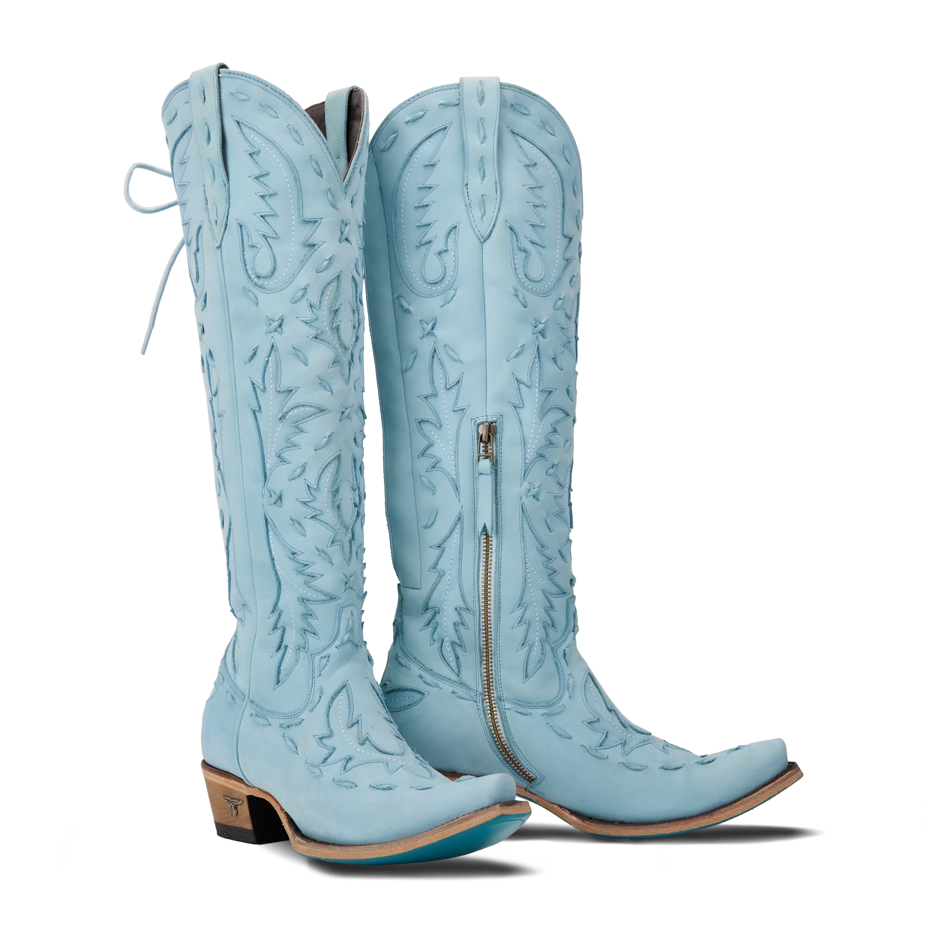 Lane Reverie Knee High Corset - Powder Blue