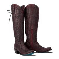 Lane Reverie Knee High Corset - Black Cherry