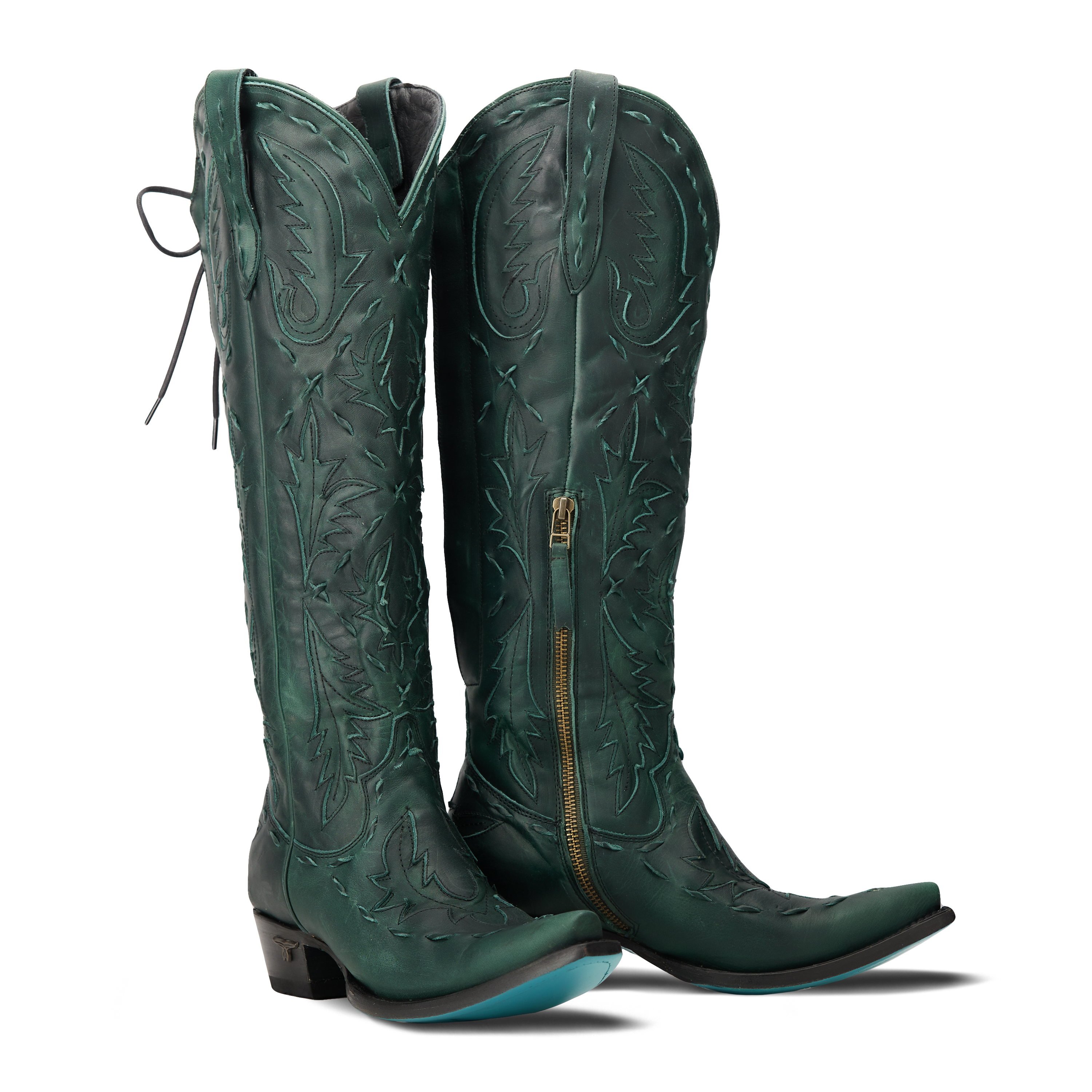 Lane Reverie Knee High Corset - Emerald Green