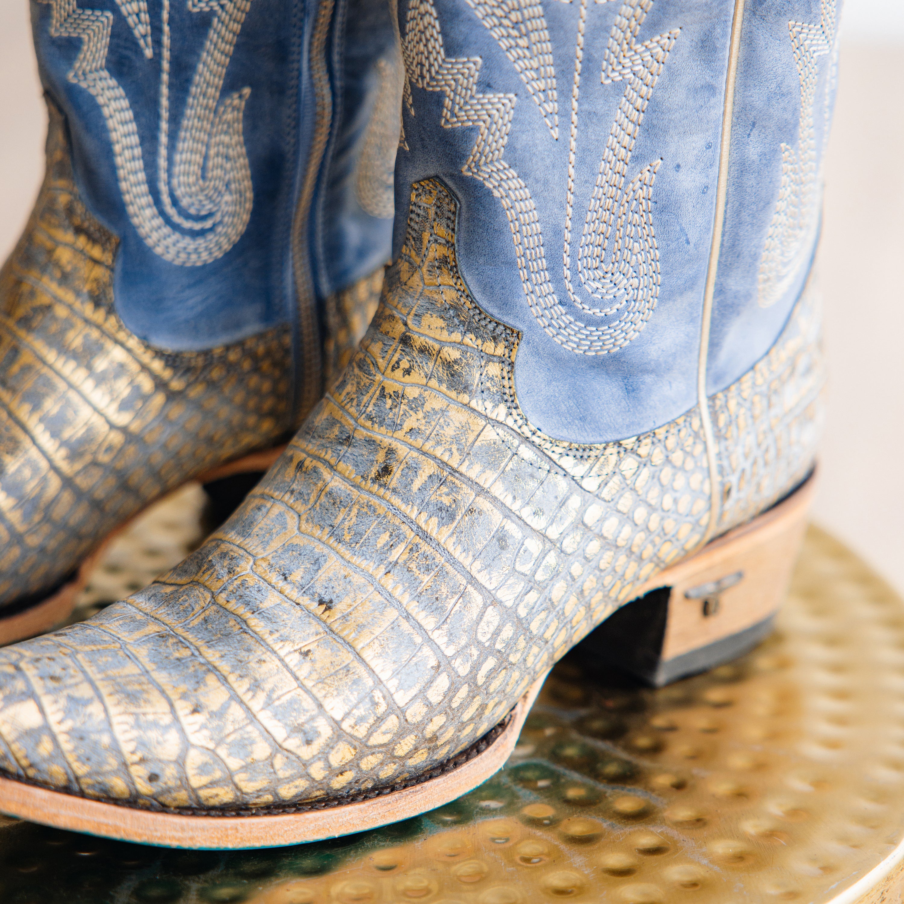 Lane Skylight Boot - Gilded Denim