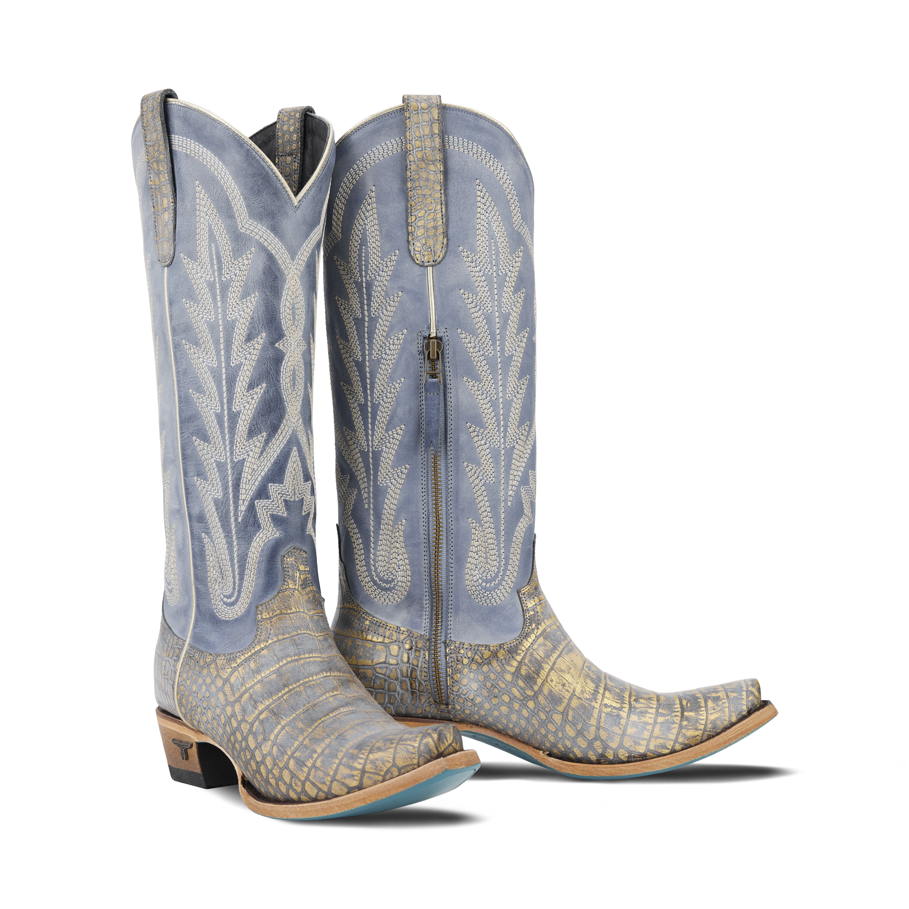 Lane Skylight Boot - Gilded Denim
