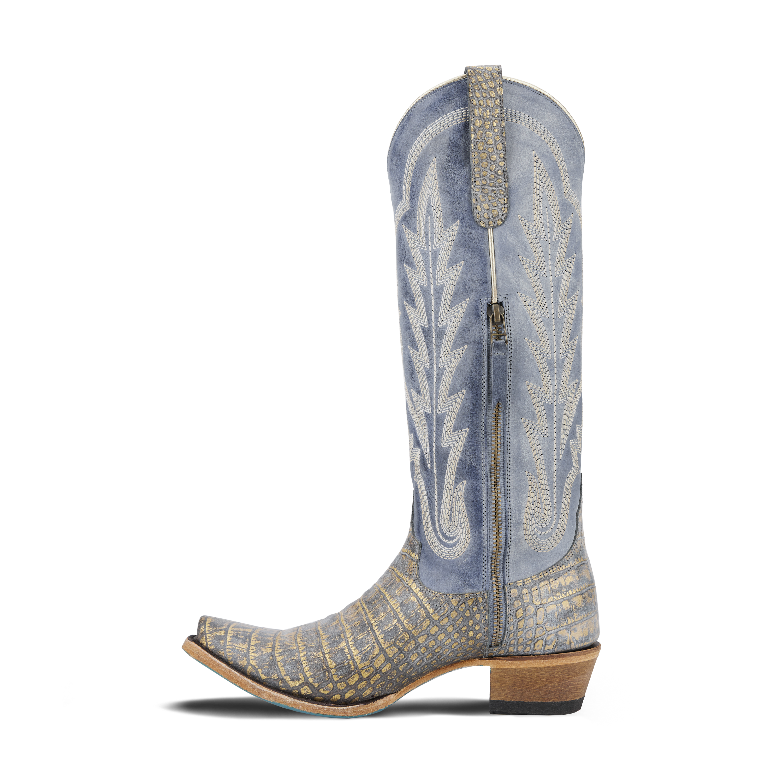 Lane Skylight Boot - Gilded Denim