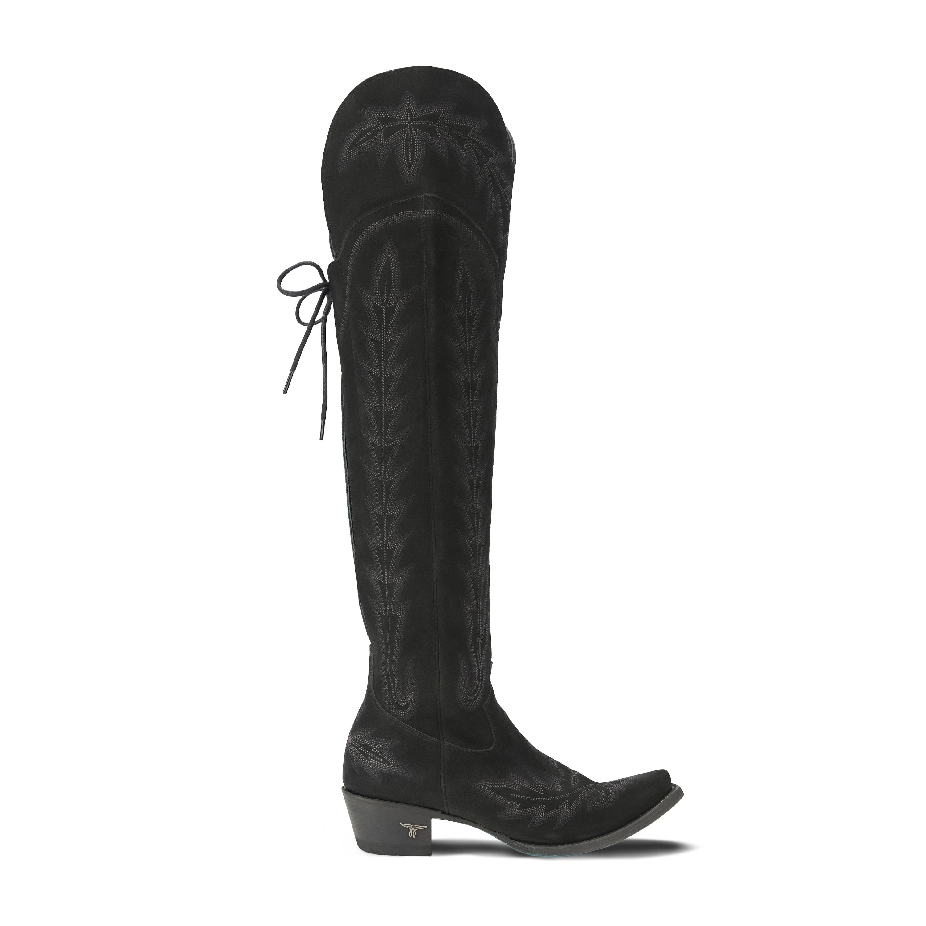 Lane Lexington OTK Corset - Soft Black Suede