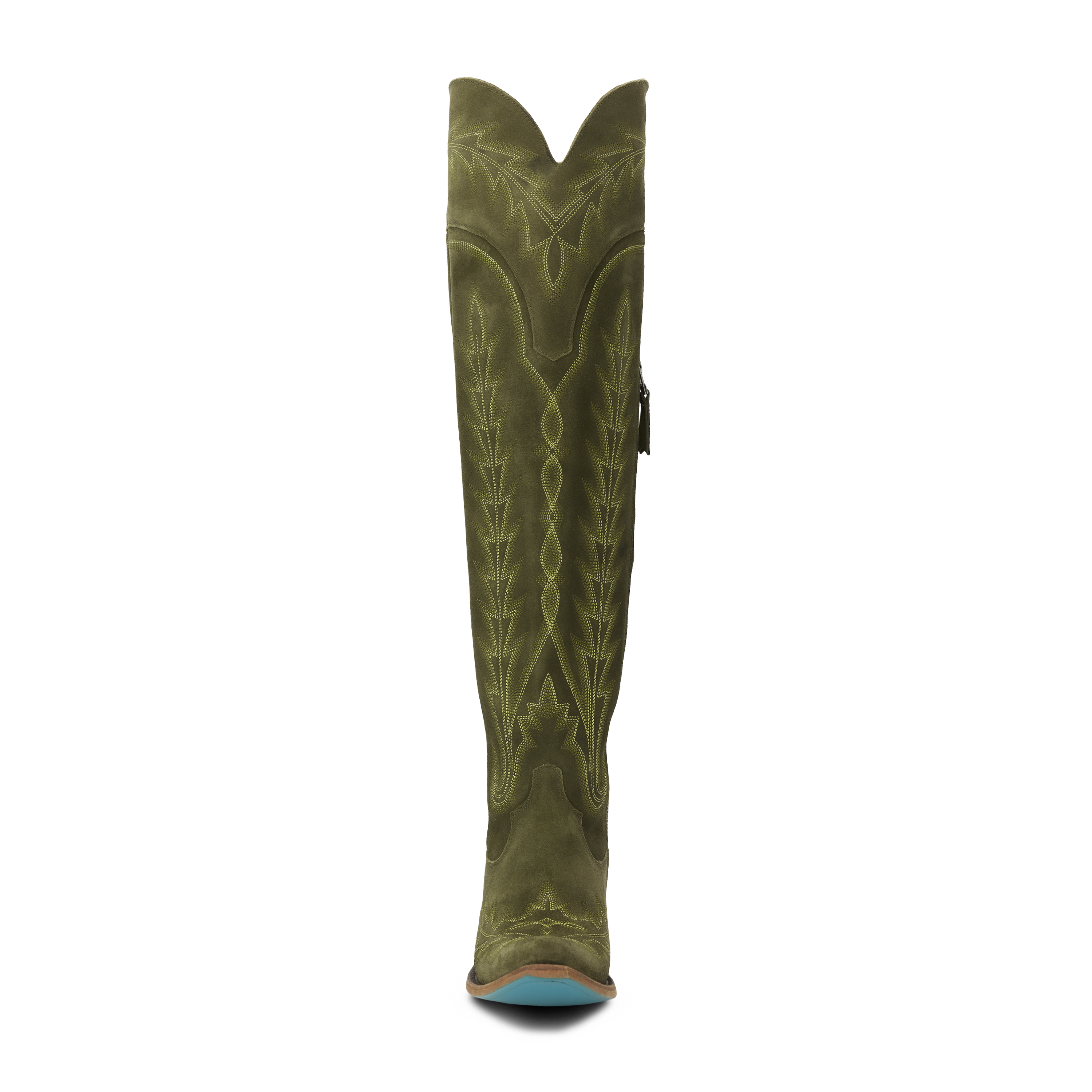 Lane Lexington OTK Corset - Olive Suede