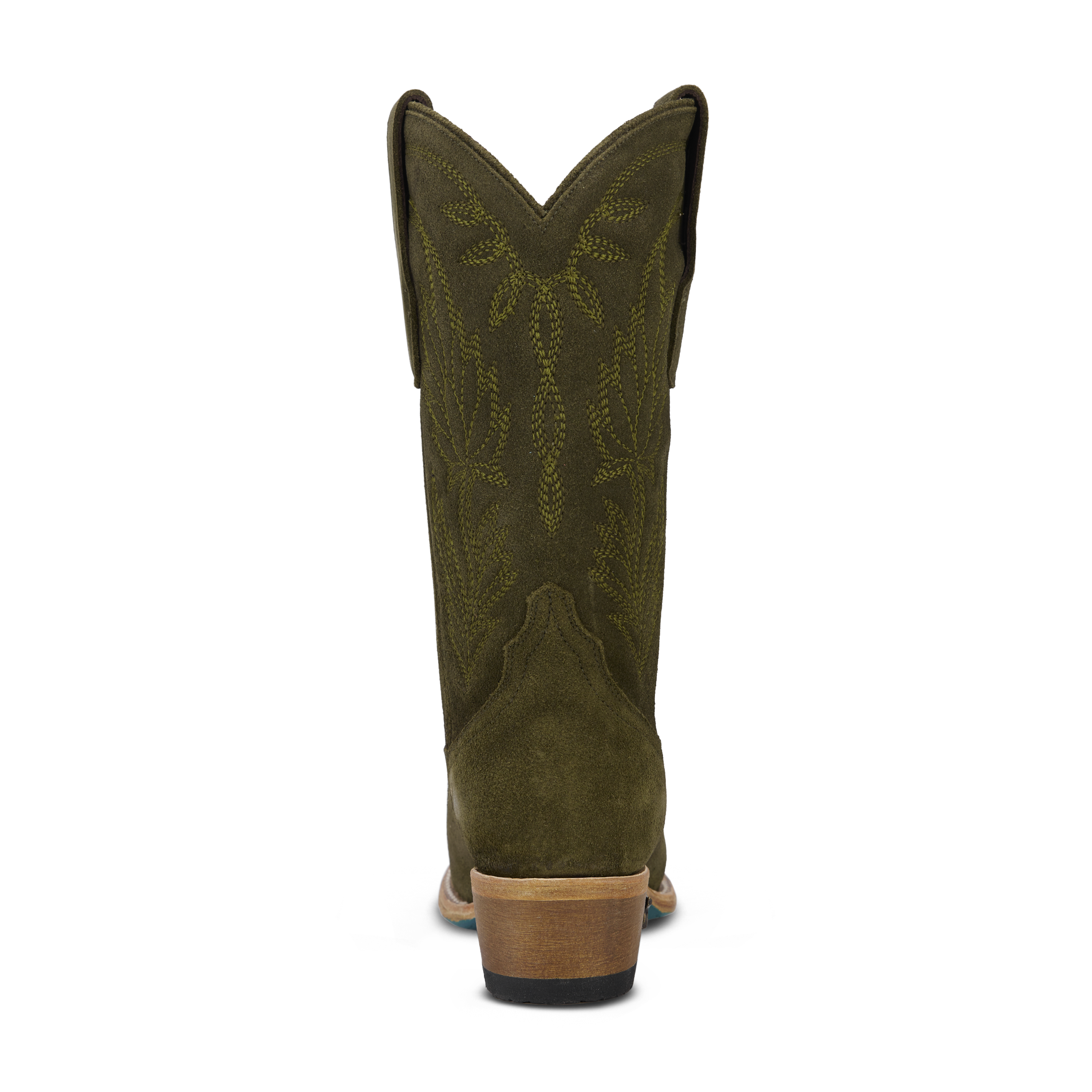 Lane Sandaga Midi - Olive Suede