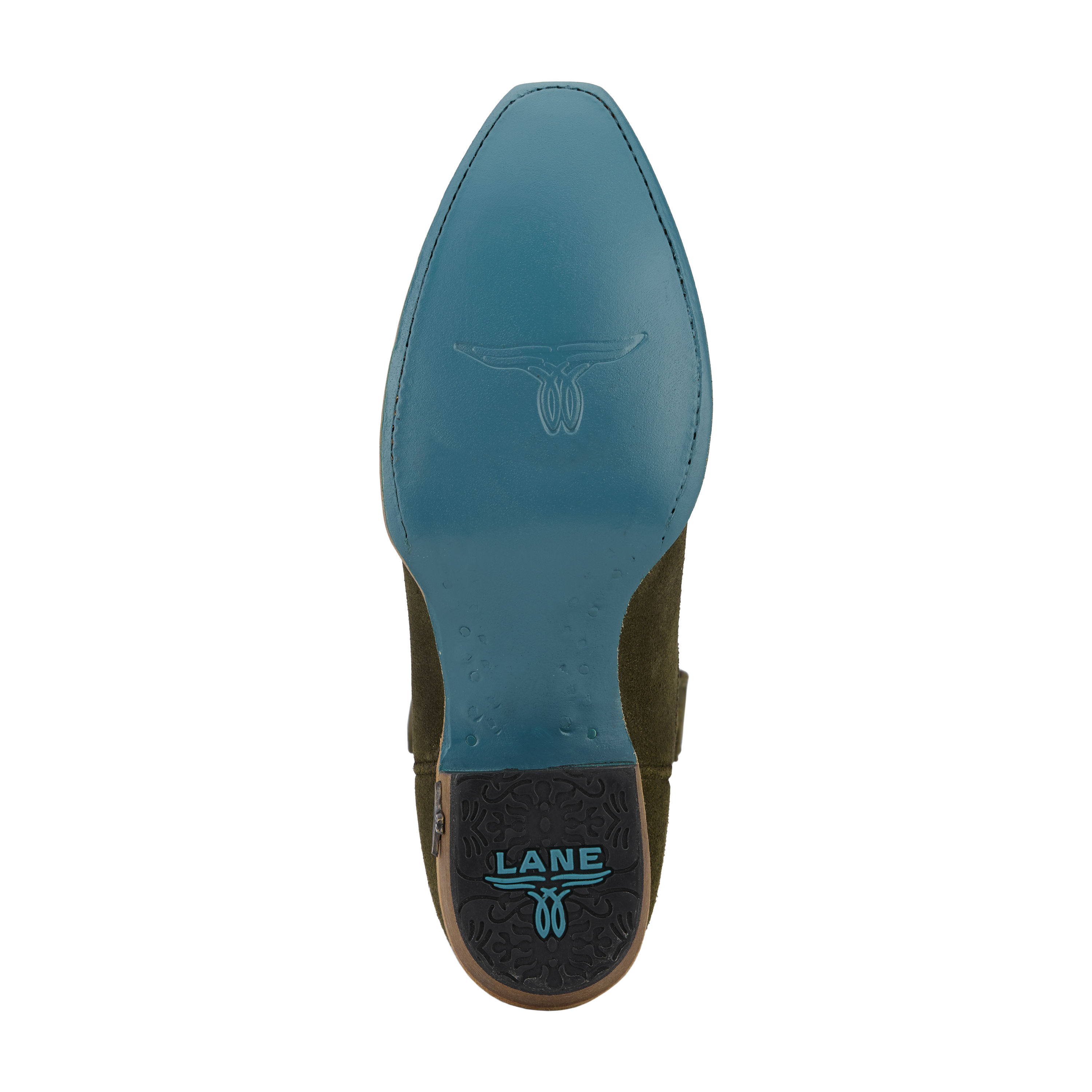 Lane Sandaga Midi - Olive Suede
