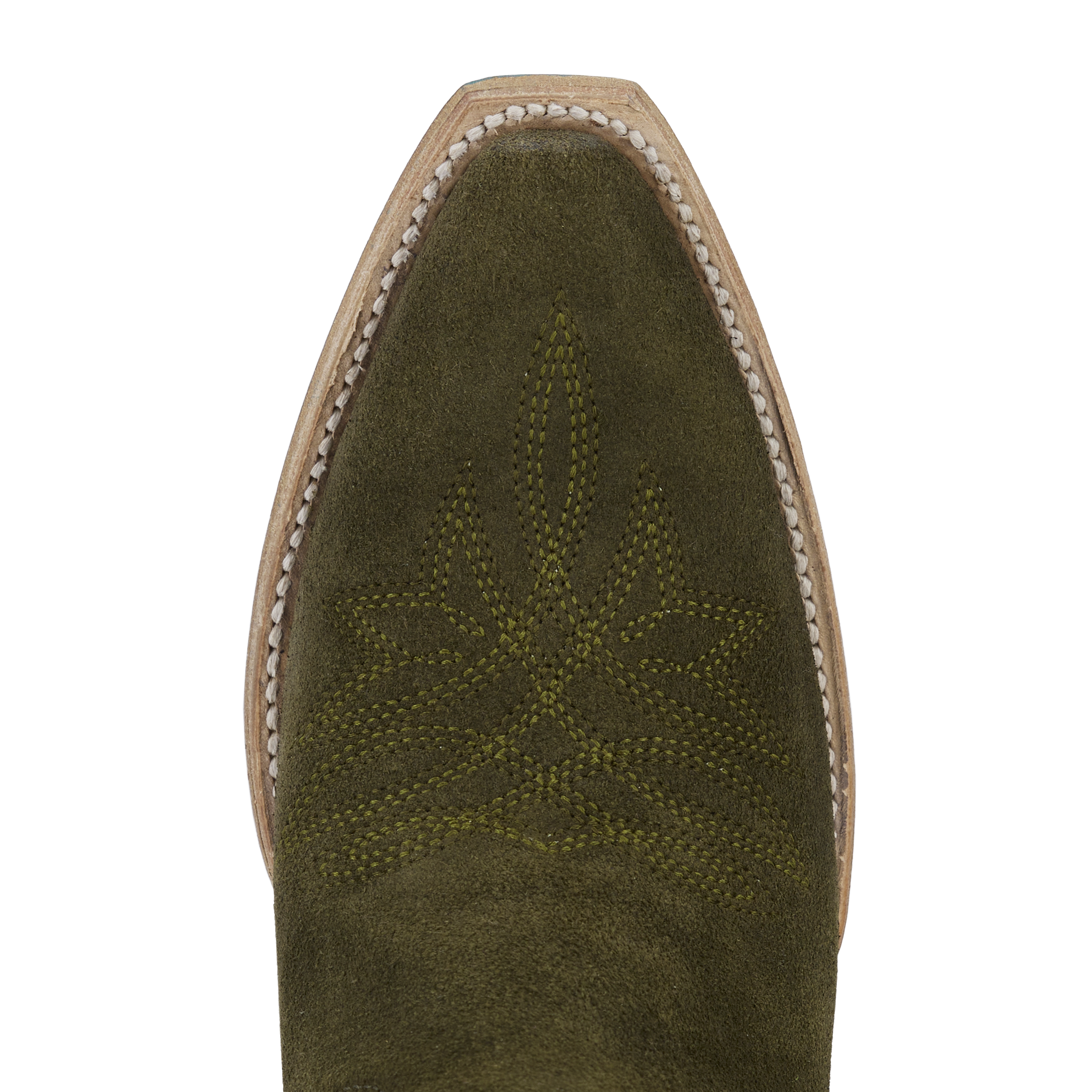 Lane Sandaga Midi - Olive Suede