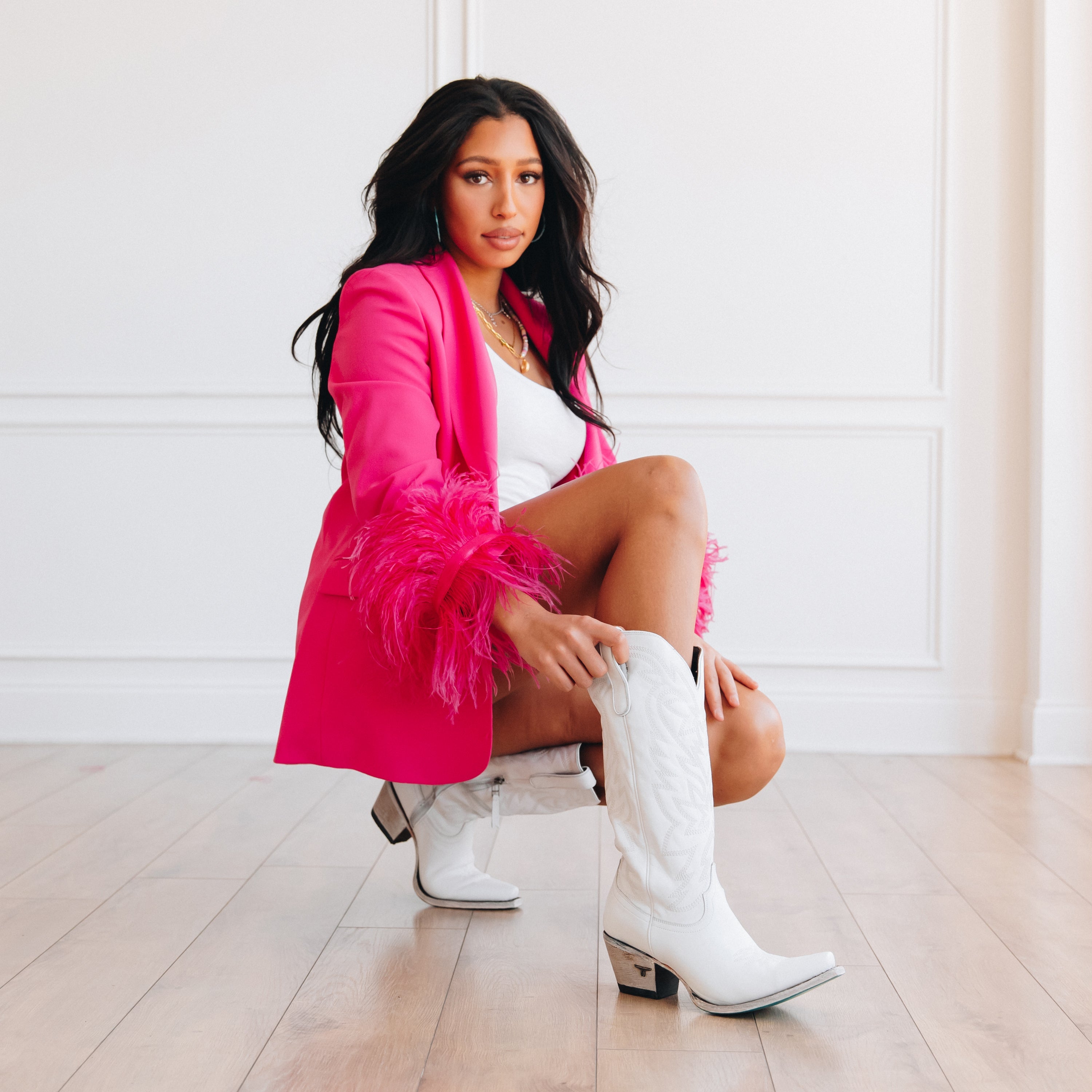 Lane Smokeshow Boot - Matte White