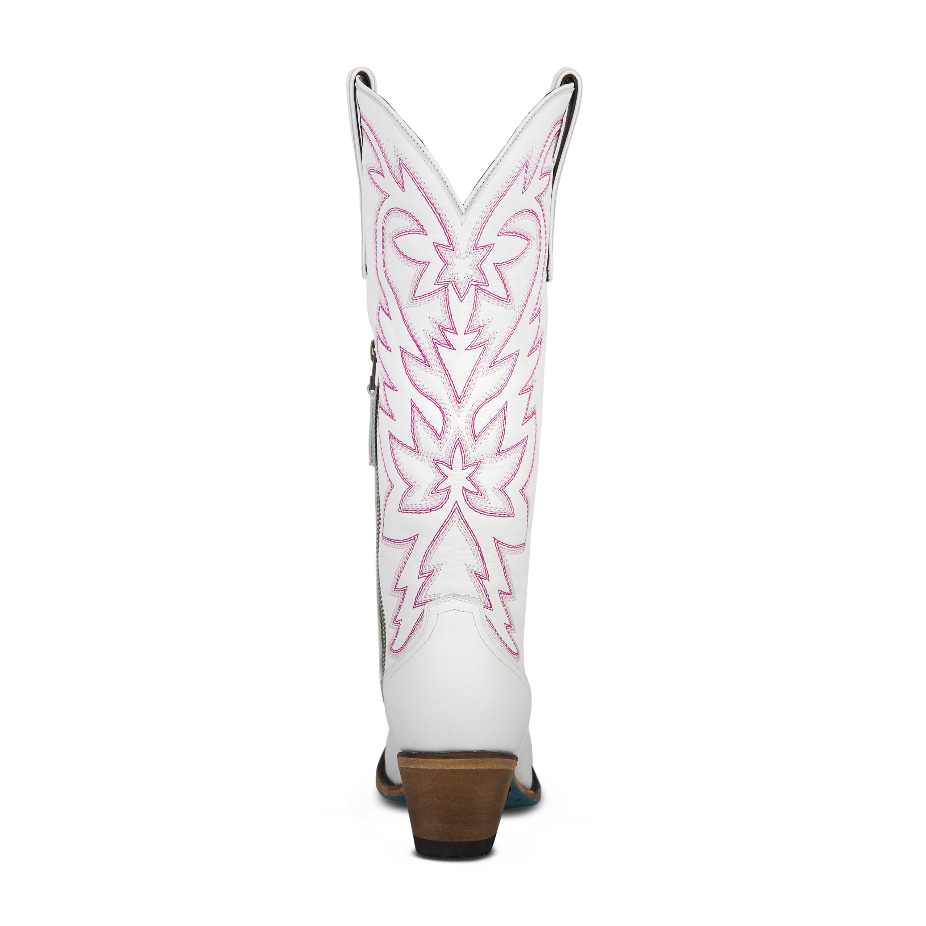 Lane Smokeshow Boot - Matte White and Neon Pink