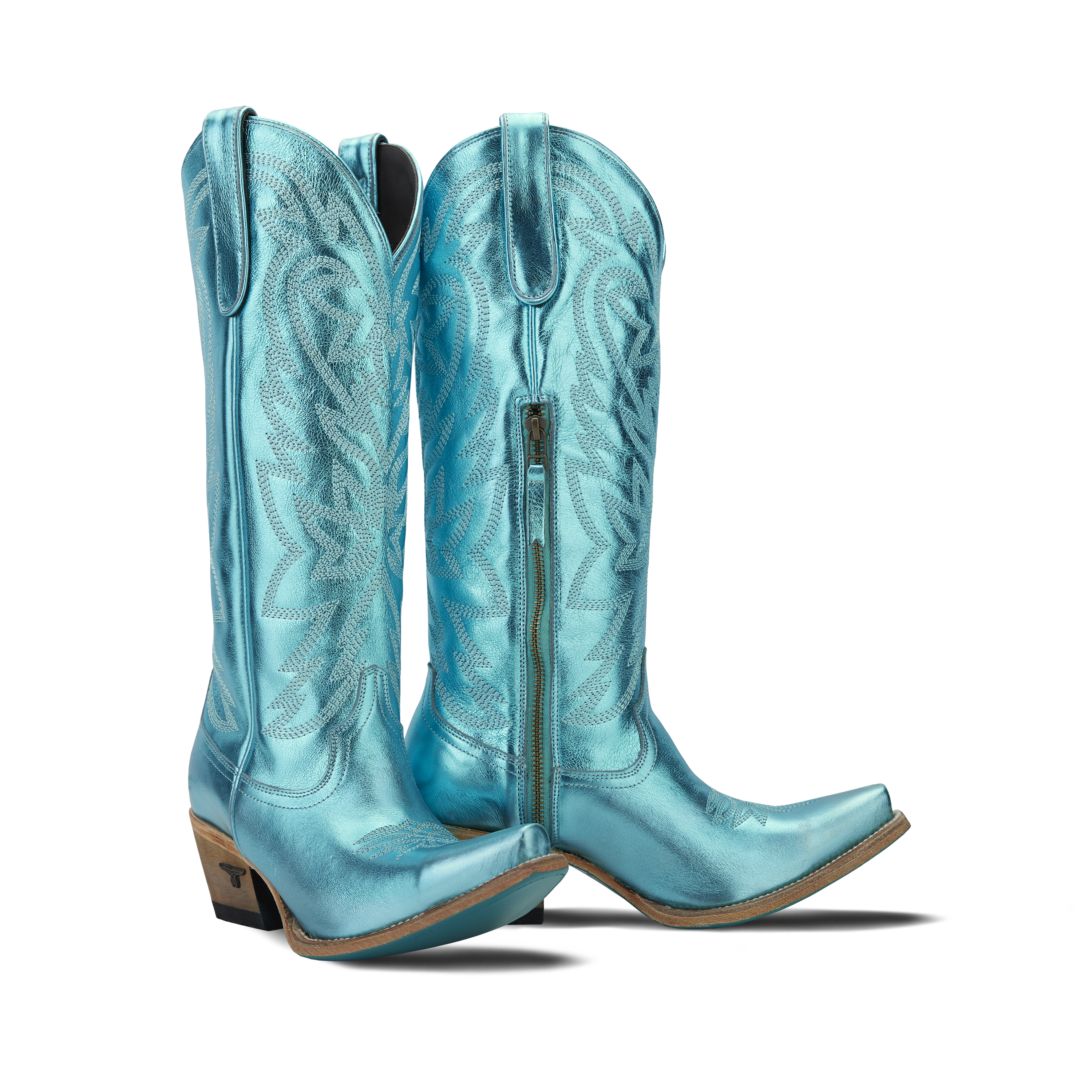 Lane Smokeshow Boot - Turquoise Metallic