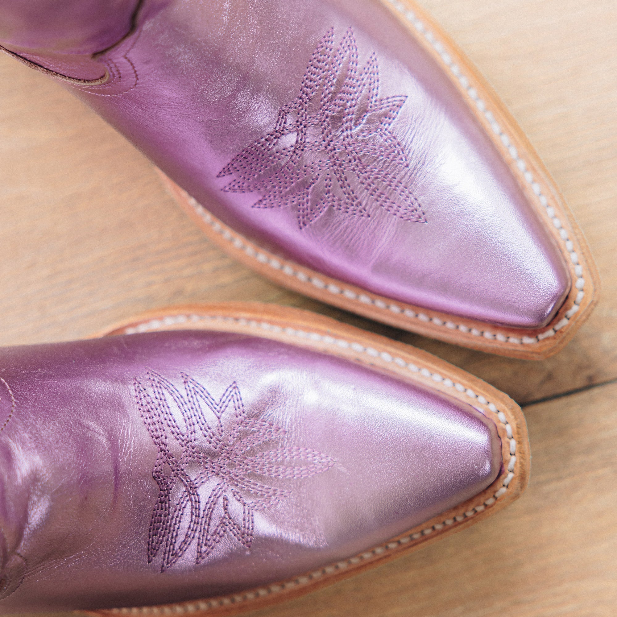 Lane Smokeshow Boot - Lavender Metallic