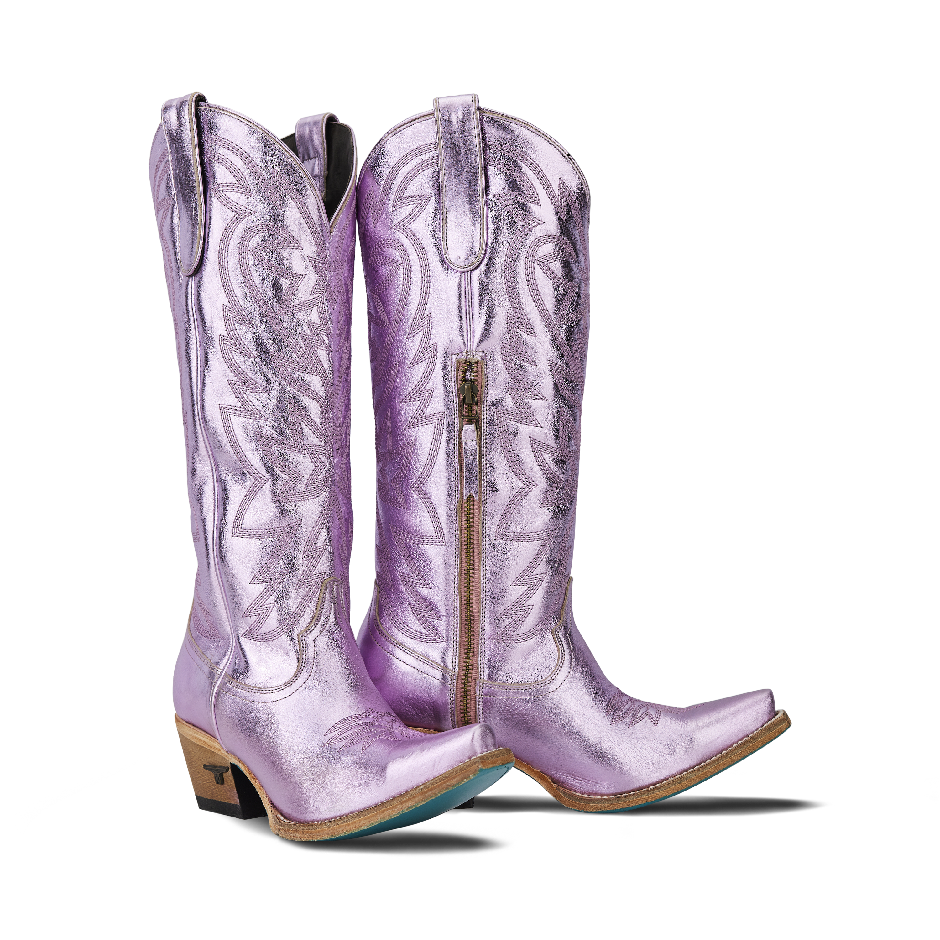 Lane Smokeshow Boot - Lavender Metallic