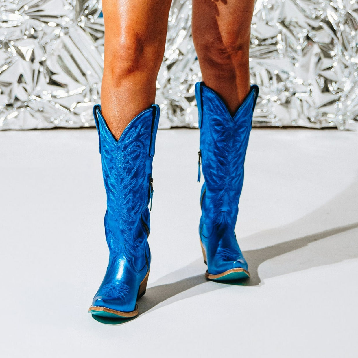 Lane Smokeshow Boot - Cobalt Metallic