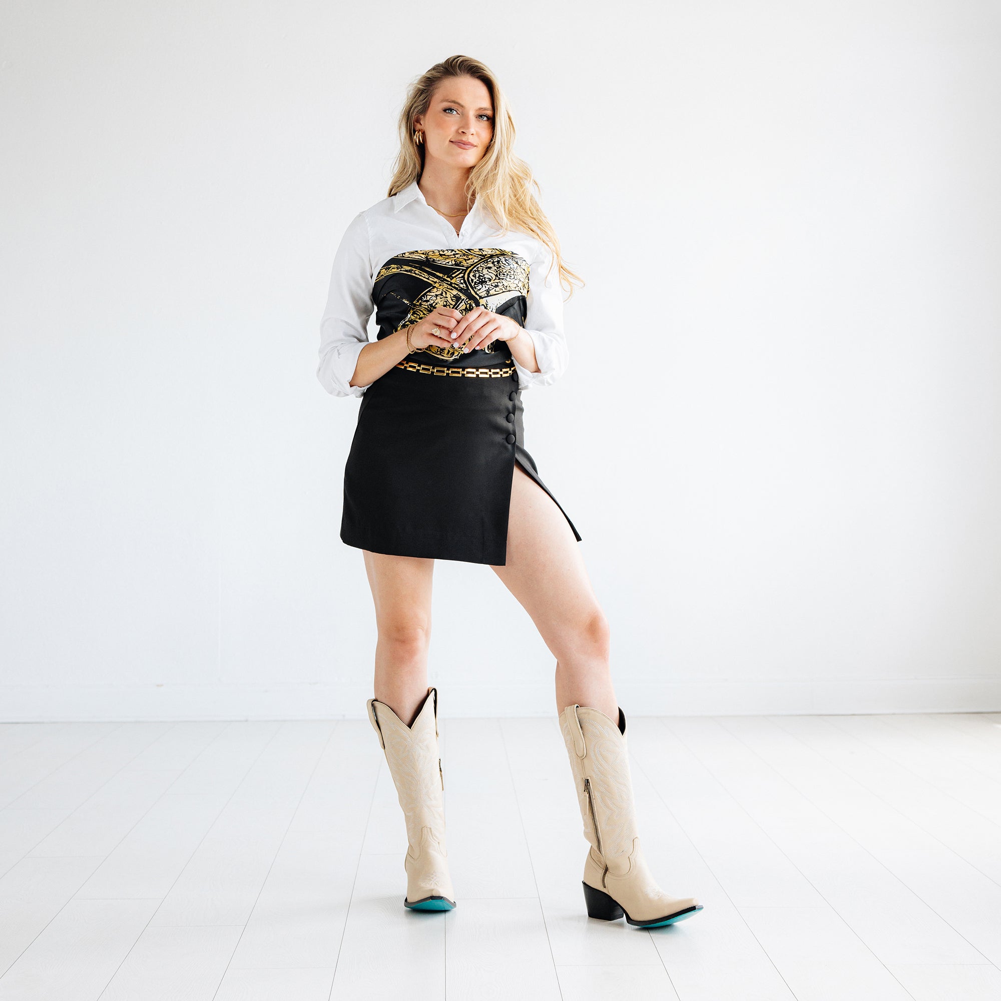 Lane Smokeshow Boot - Pale Ivory