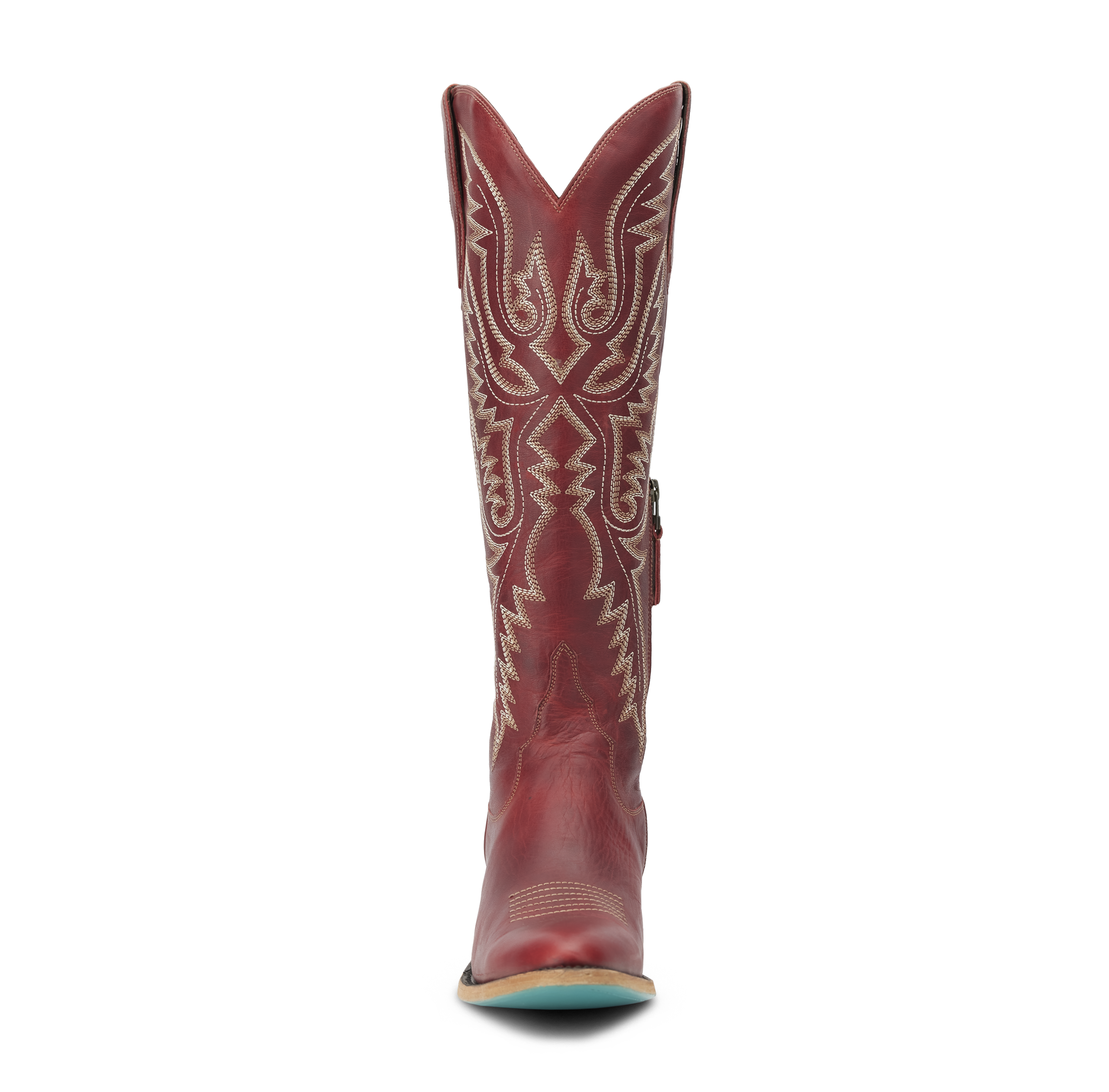 Lane Monica Knee High Corset - Smoldering Ruby