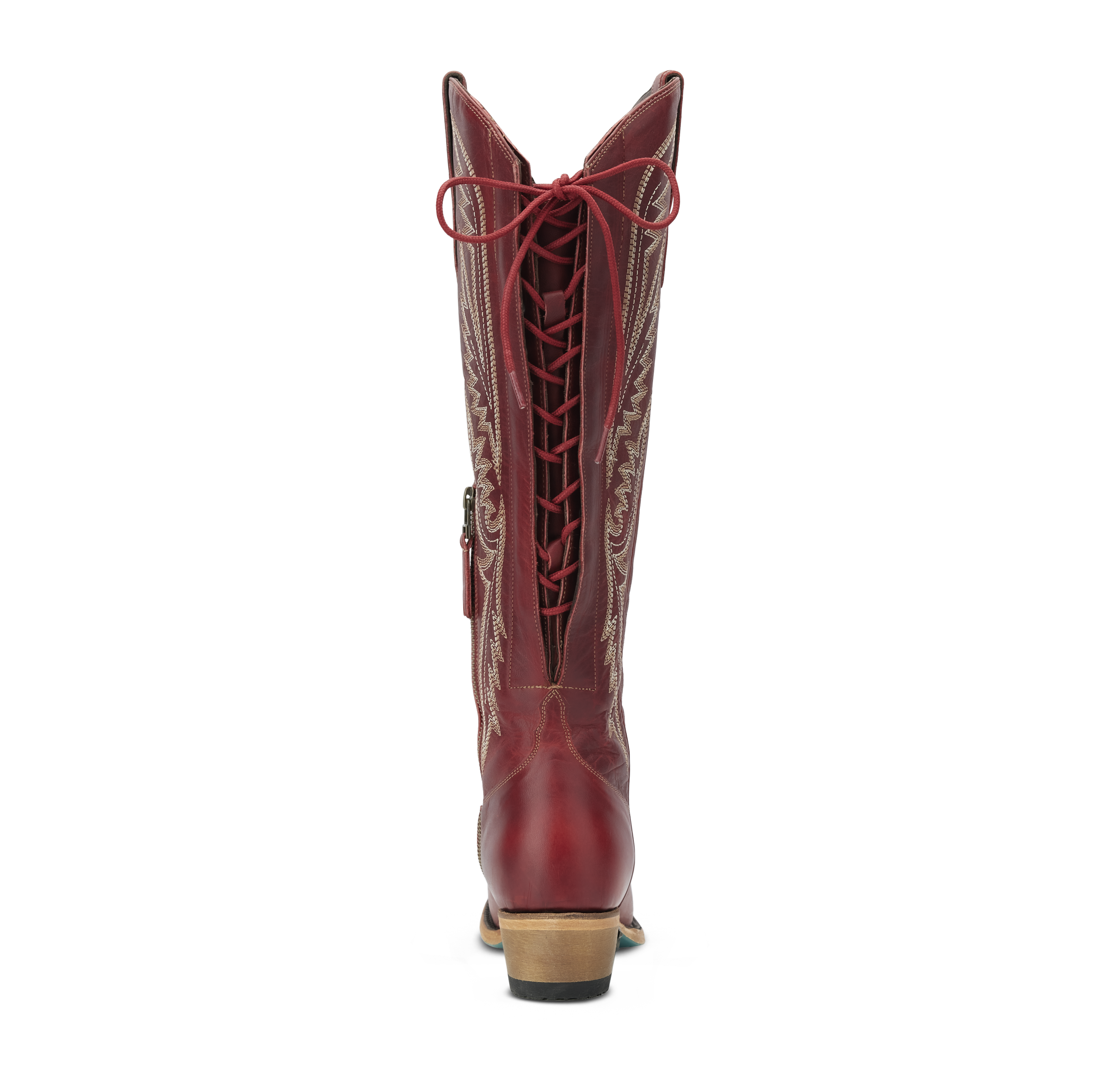 Lane Monica Knee High Corset - Smoldering Ruby