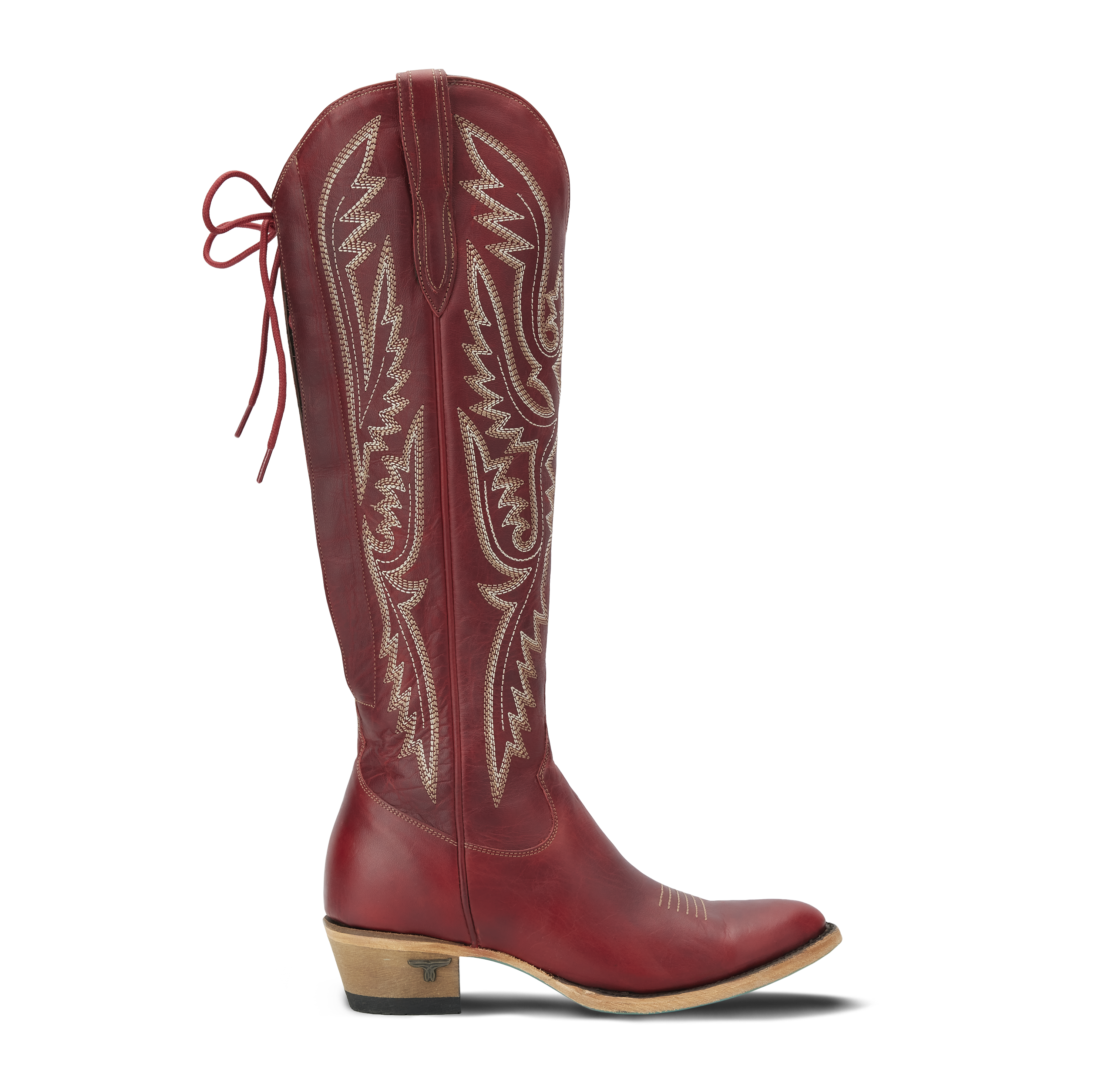 Lane Monica Knee High Corset - Smoldering Ruby