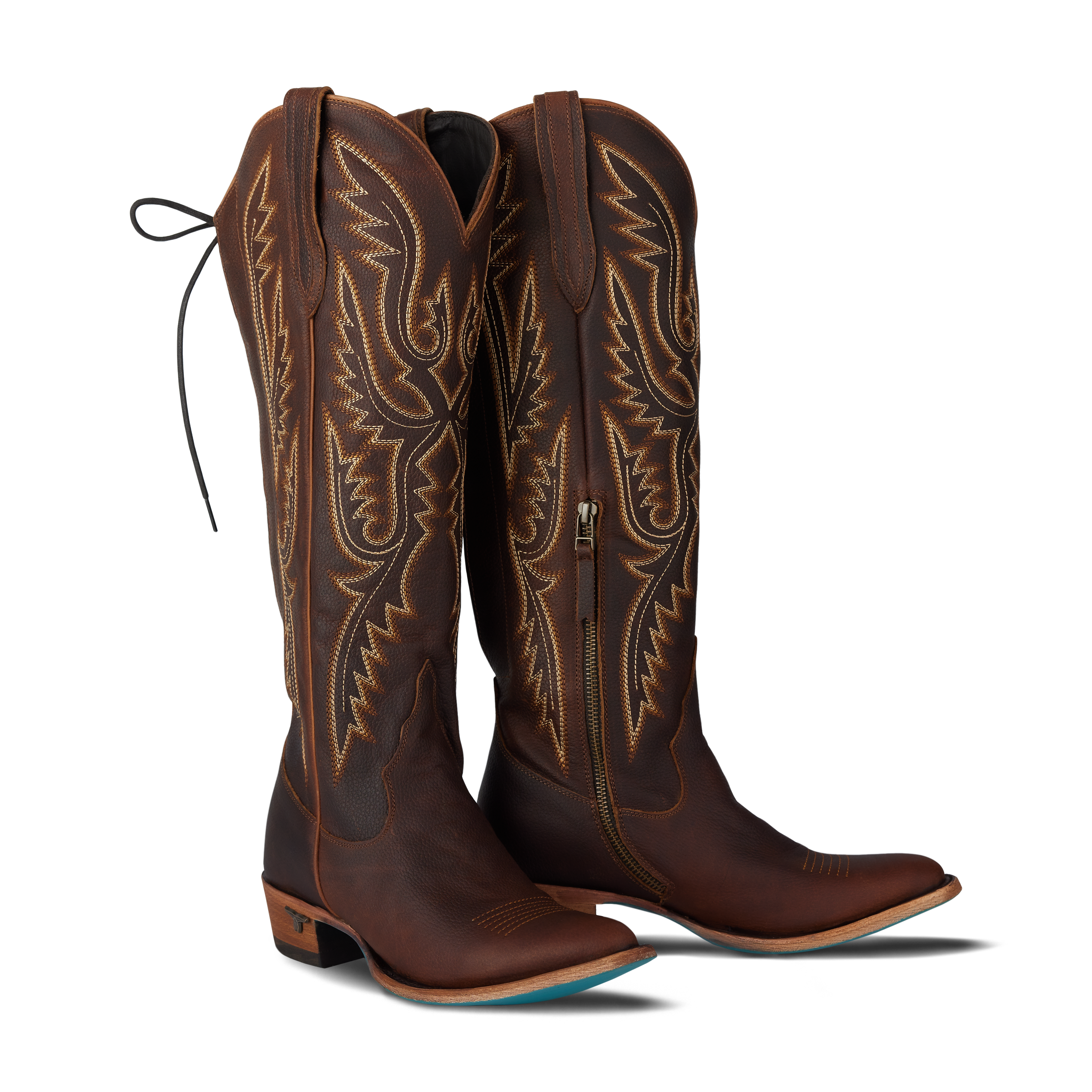 Lane Monica Knee High Corset - Cognac