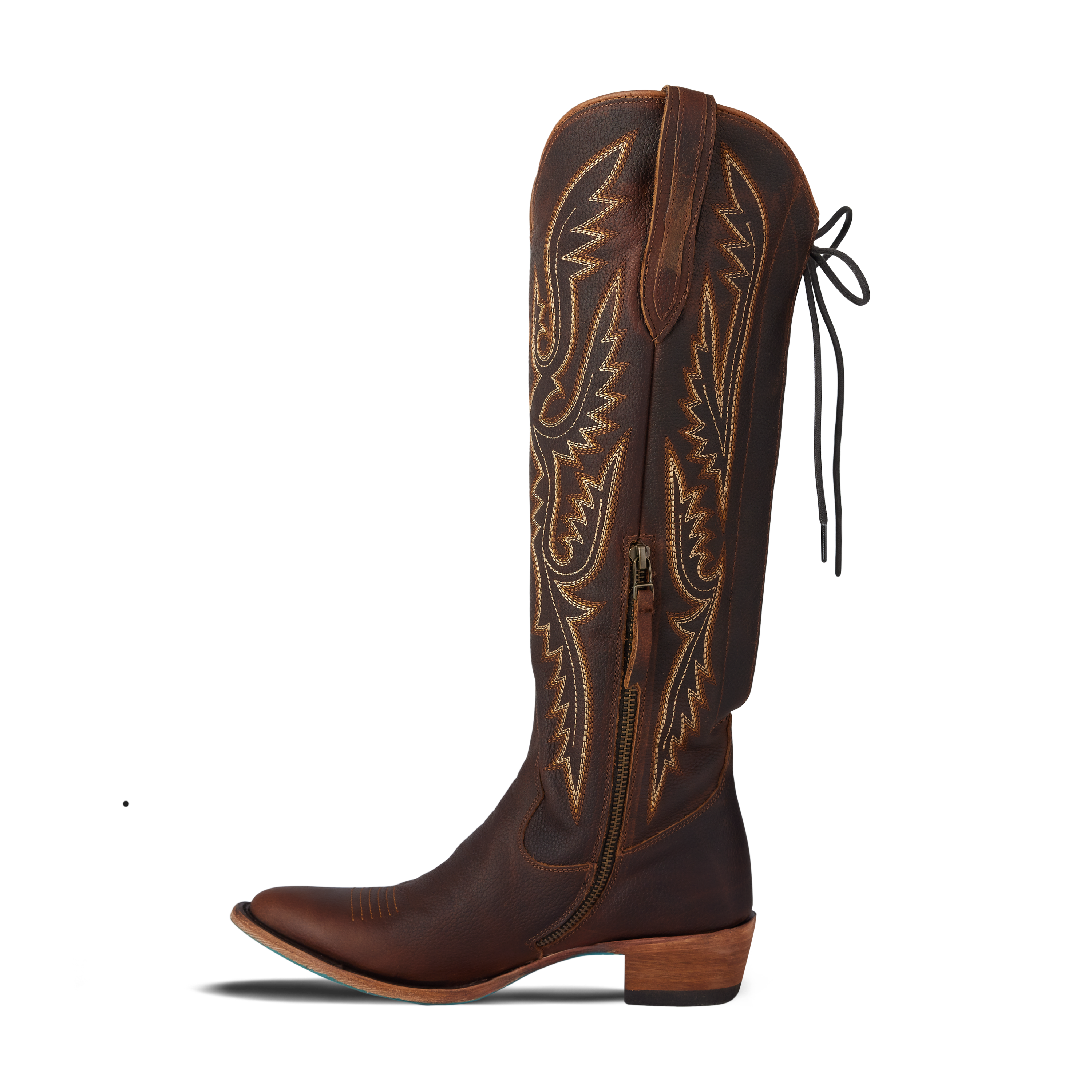 Lane Monica Knee High Corset - Cognac