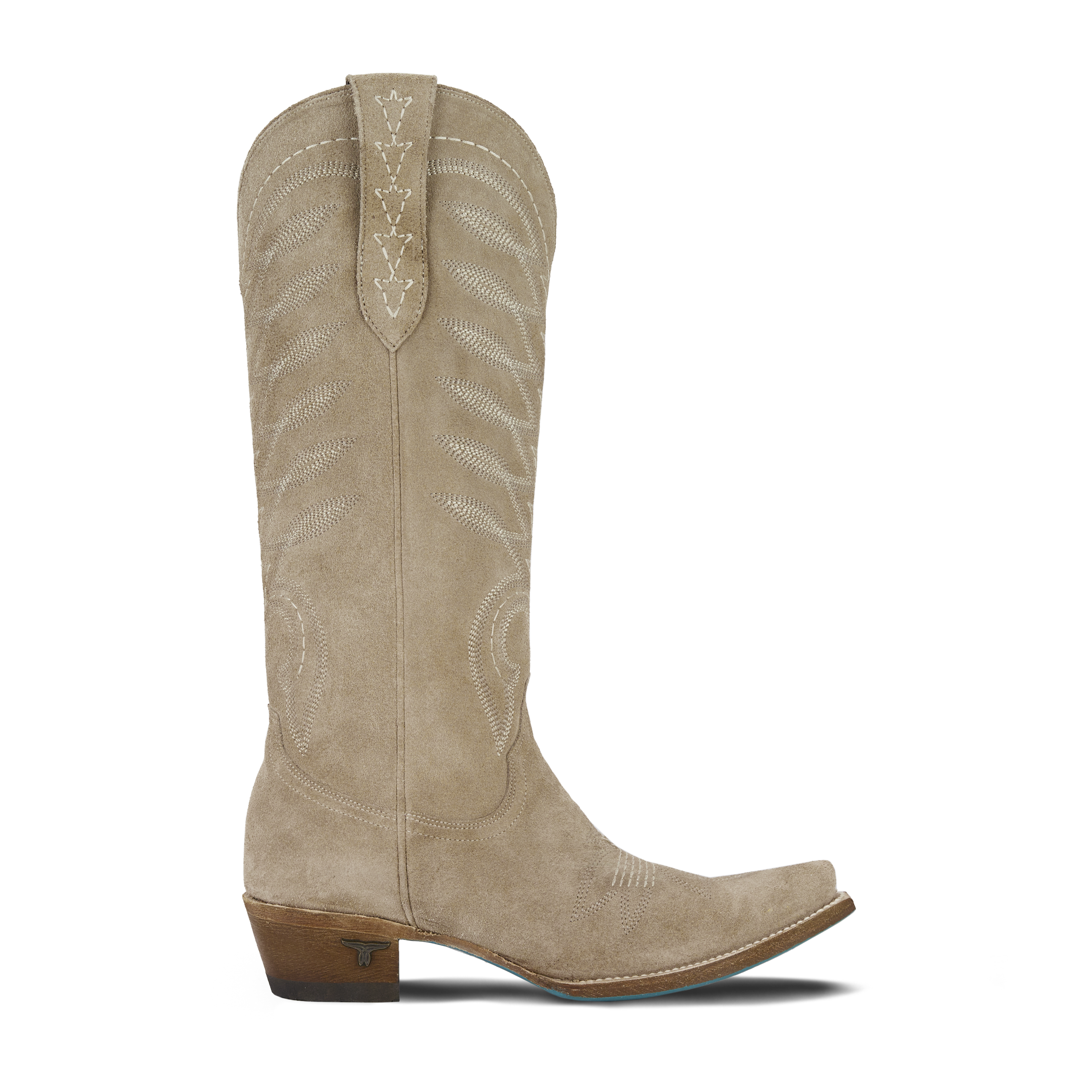 Lane Squash Blossom Boot - Latte Suede
