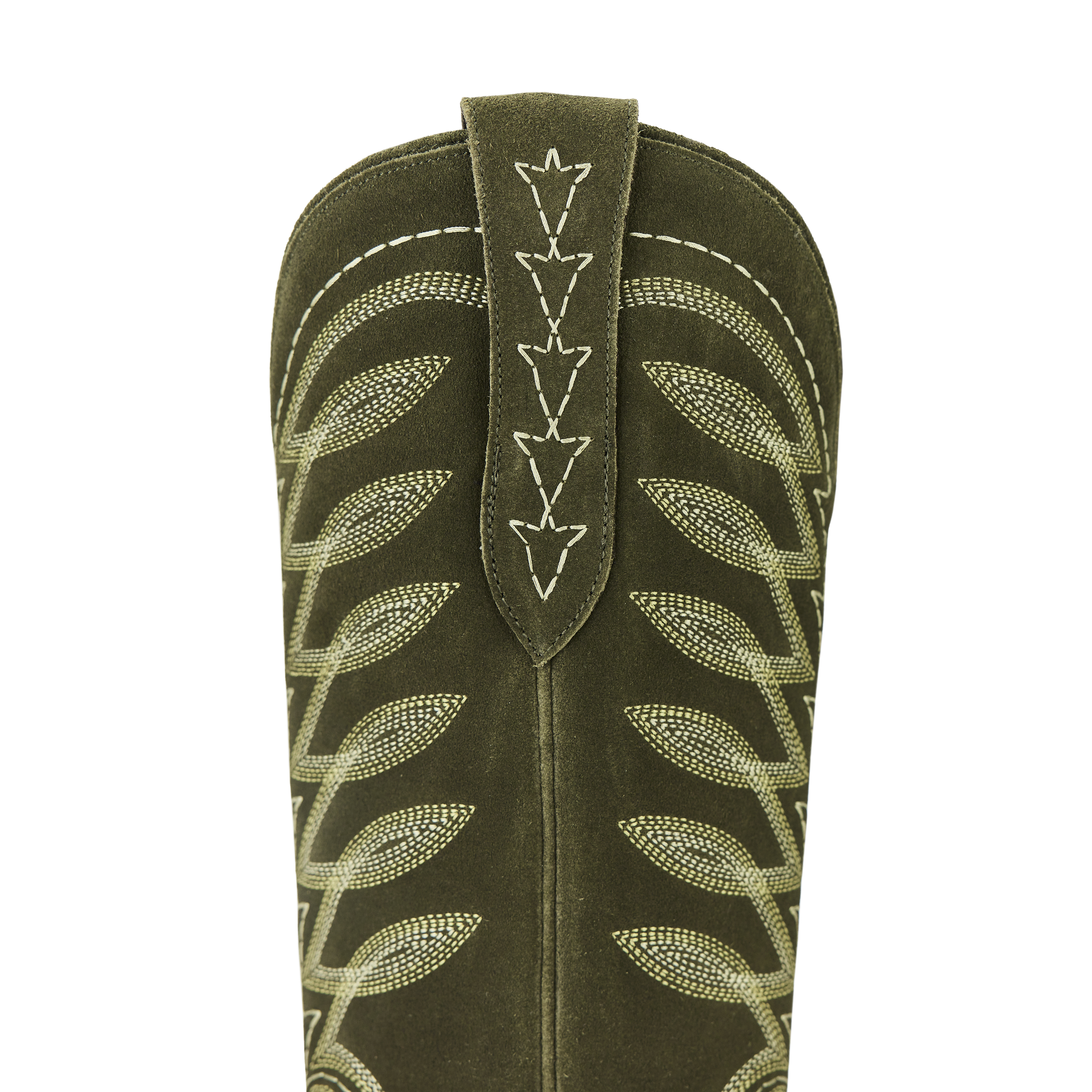 Lane Squash Blossom Boot - Olive Suede