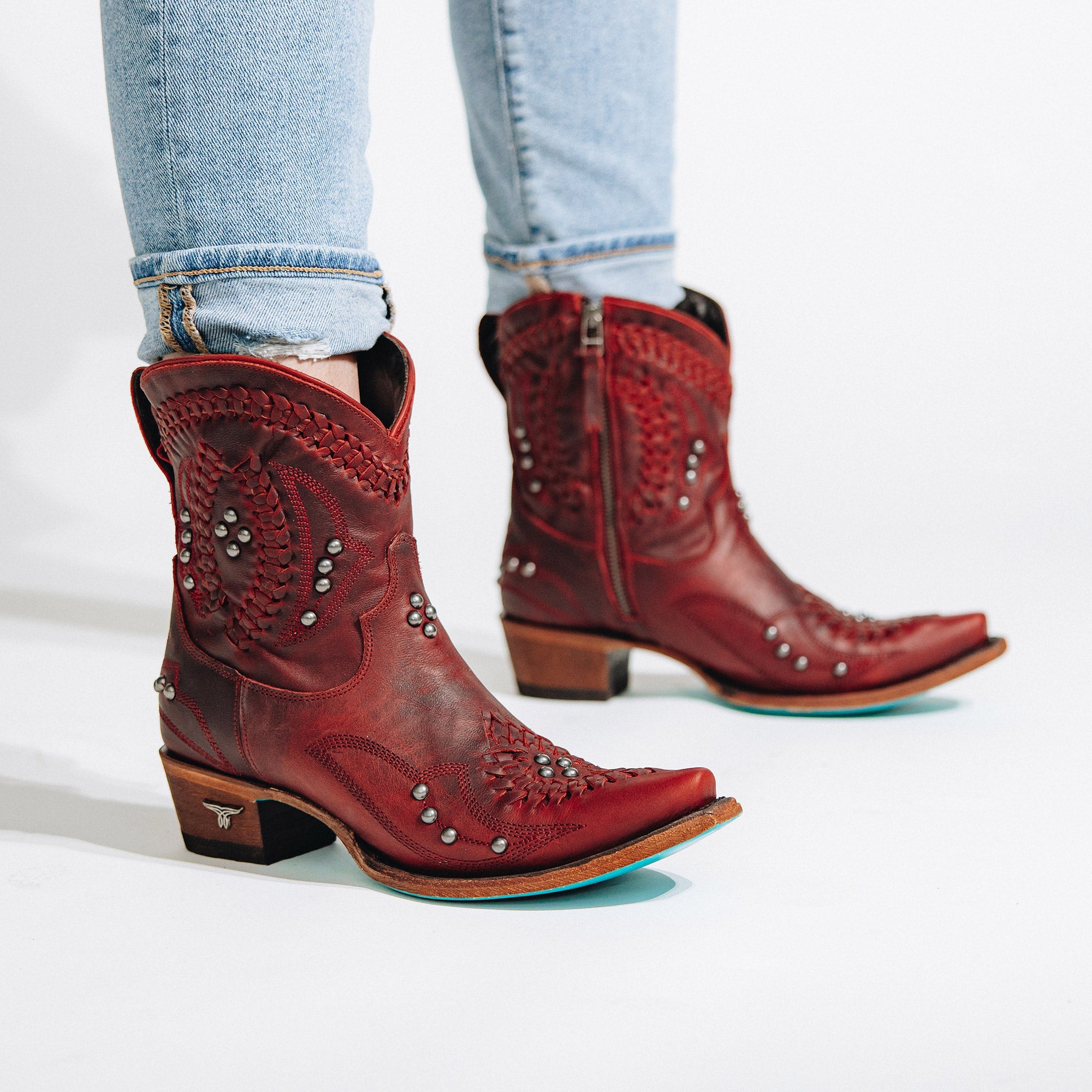 Lane Cossette Bootie - Smoldering Ruby
