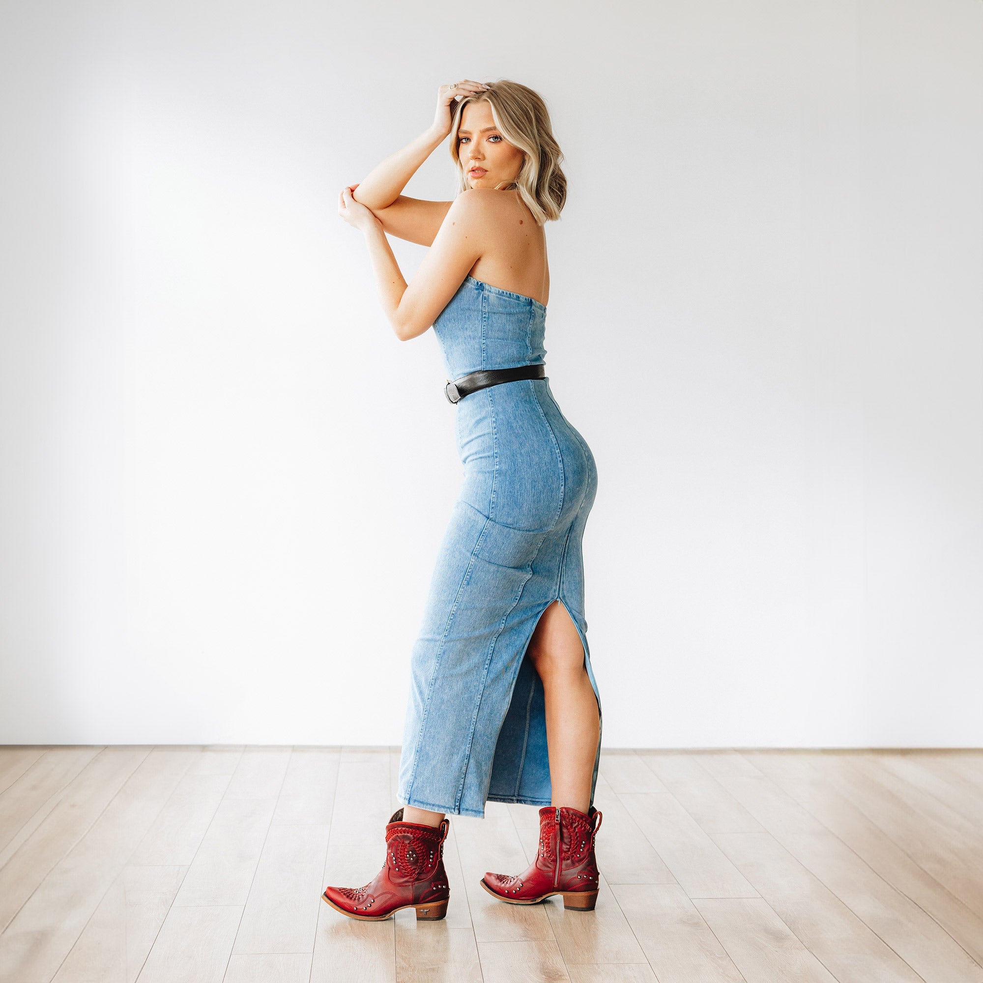 Lane Cossette Bootie - Smoldering Ruby