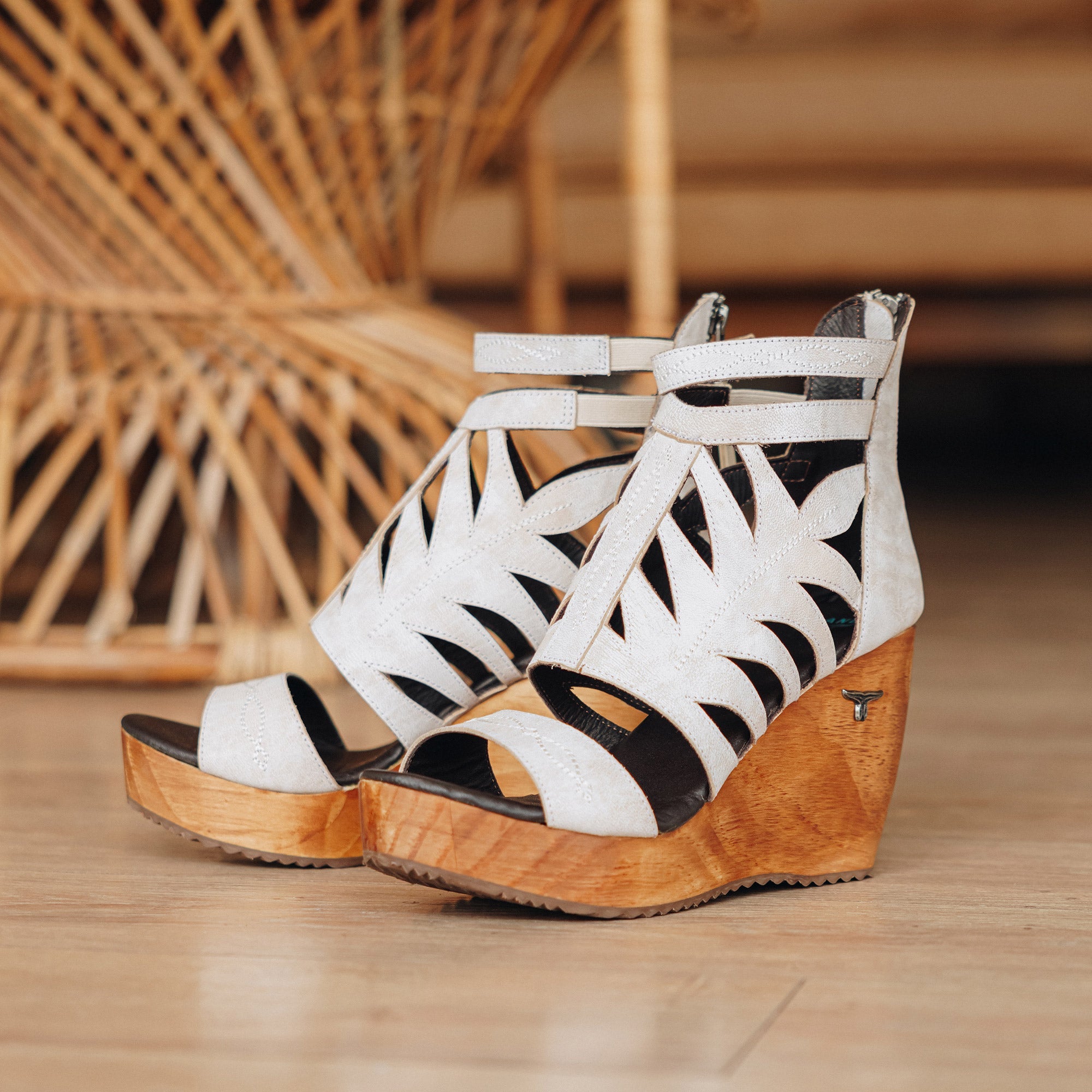 Lane Becca Wedge - Ceramic Crackle