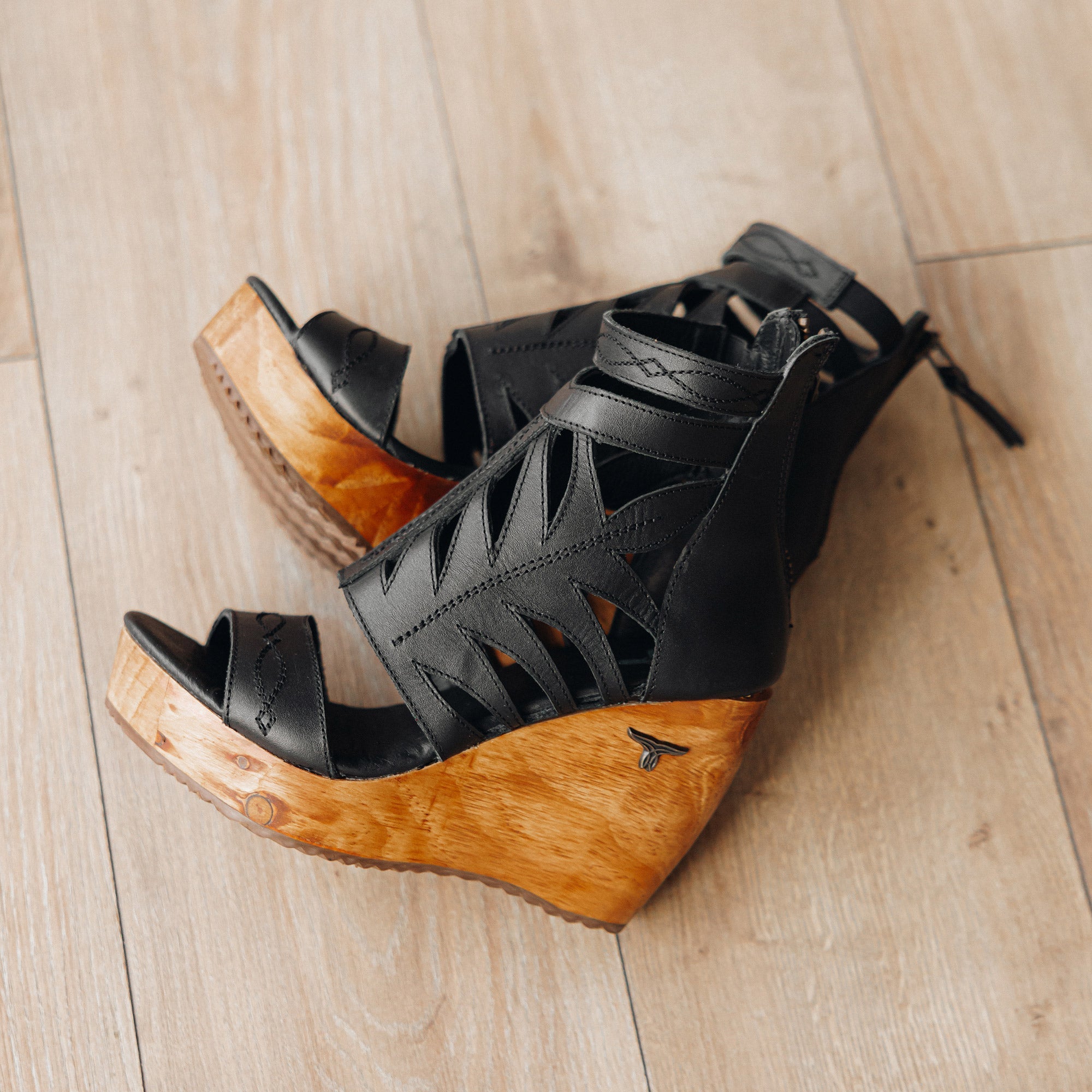 Lane Becca Wedge - Jet Black