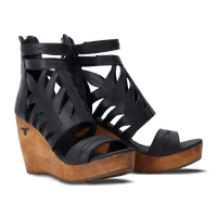 Lane Becca Wedge - Jet Black