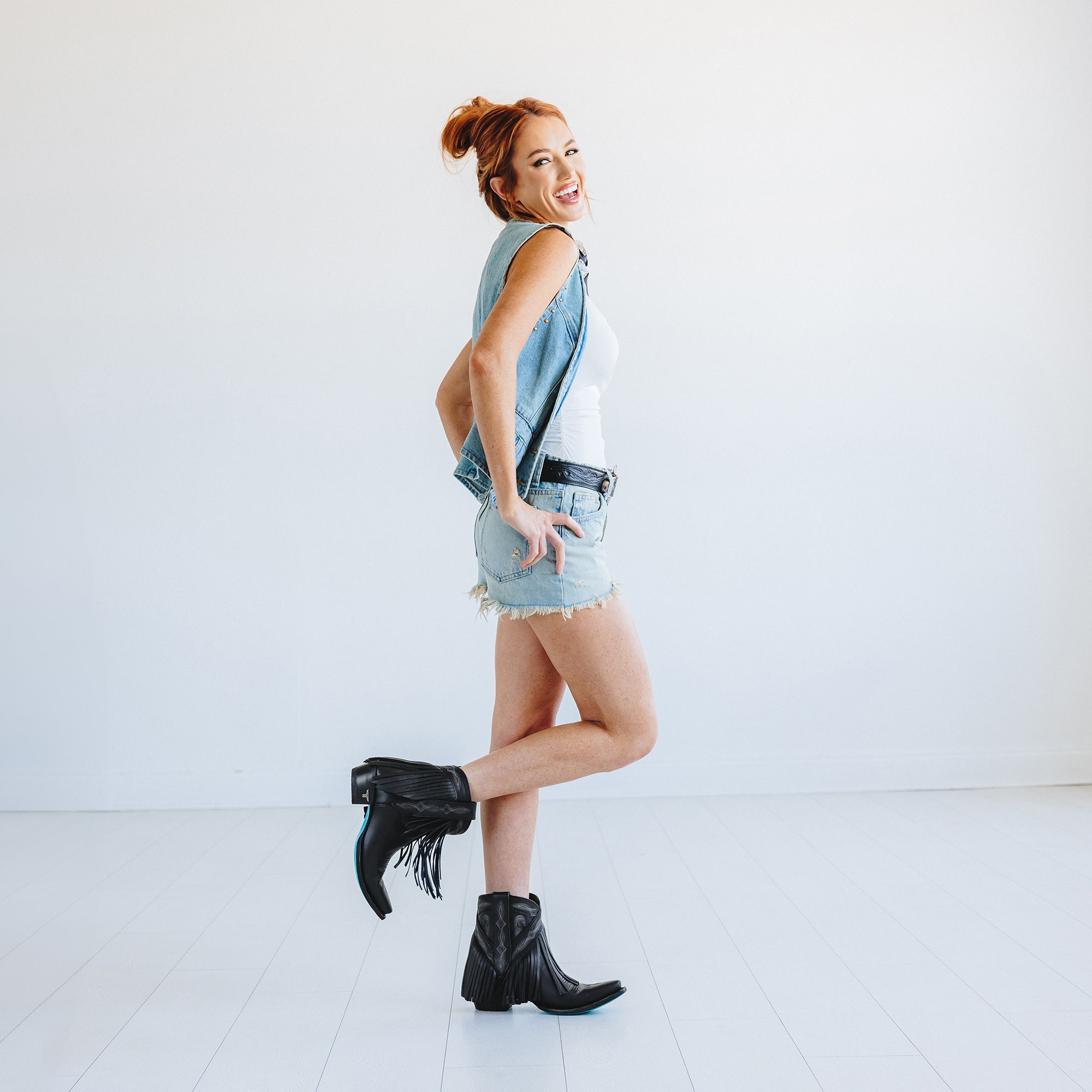 Lane Senita Falls Bootie - Jet Black