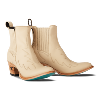 Lane Western Chelsea Bootie - Pale Ivory