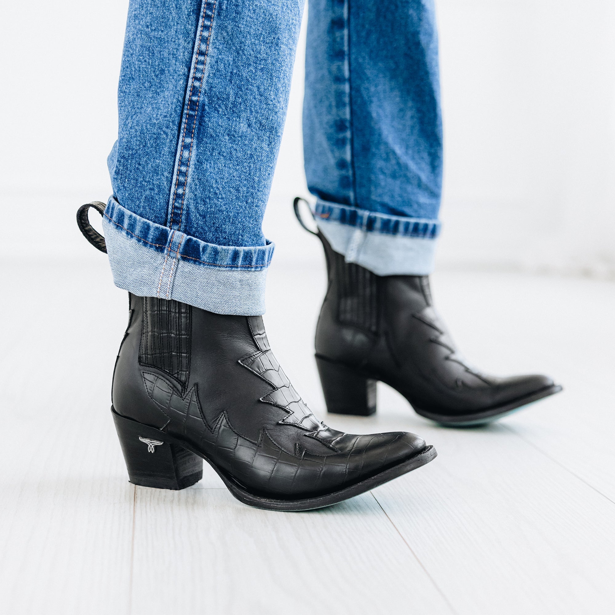 Lane Western Chelsea Bootie - Jet Black