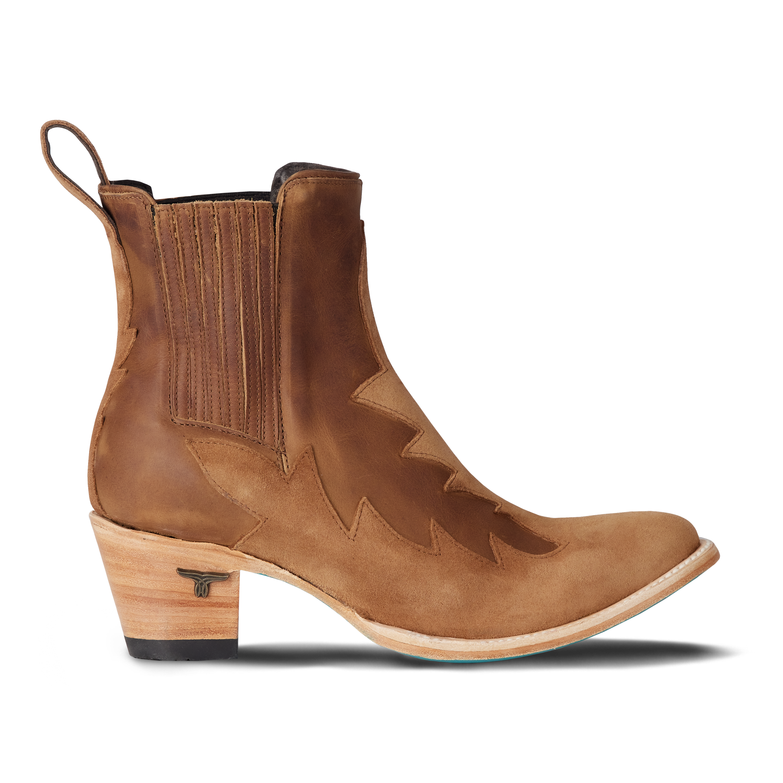 Lane Western Chelsea Bootie - Toffee Suede