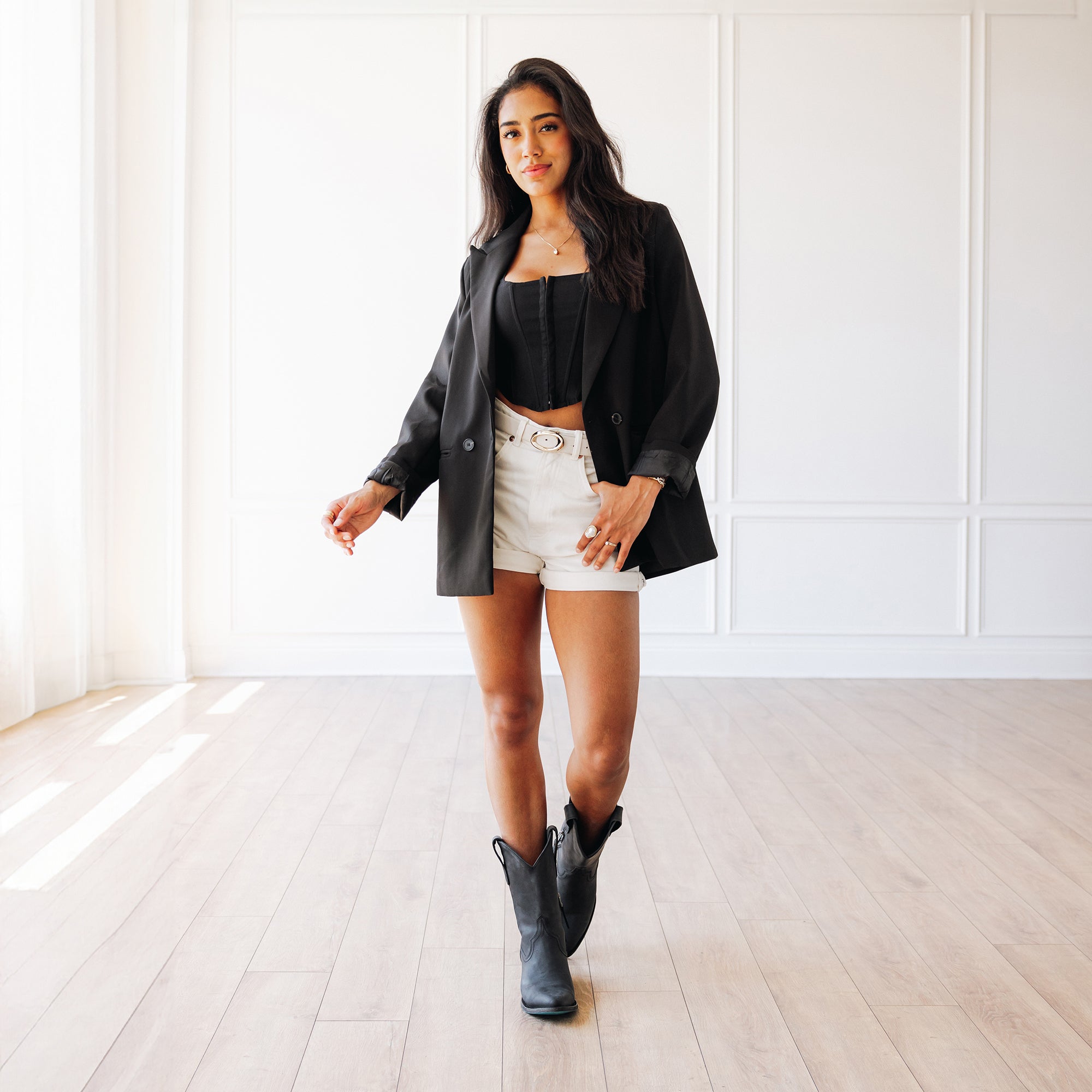Lane Plain Jane Midi - Matte Black