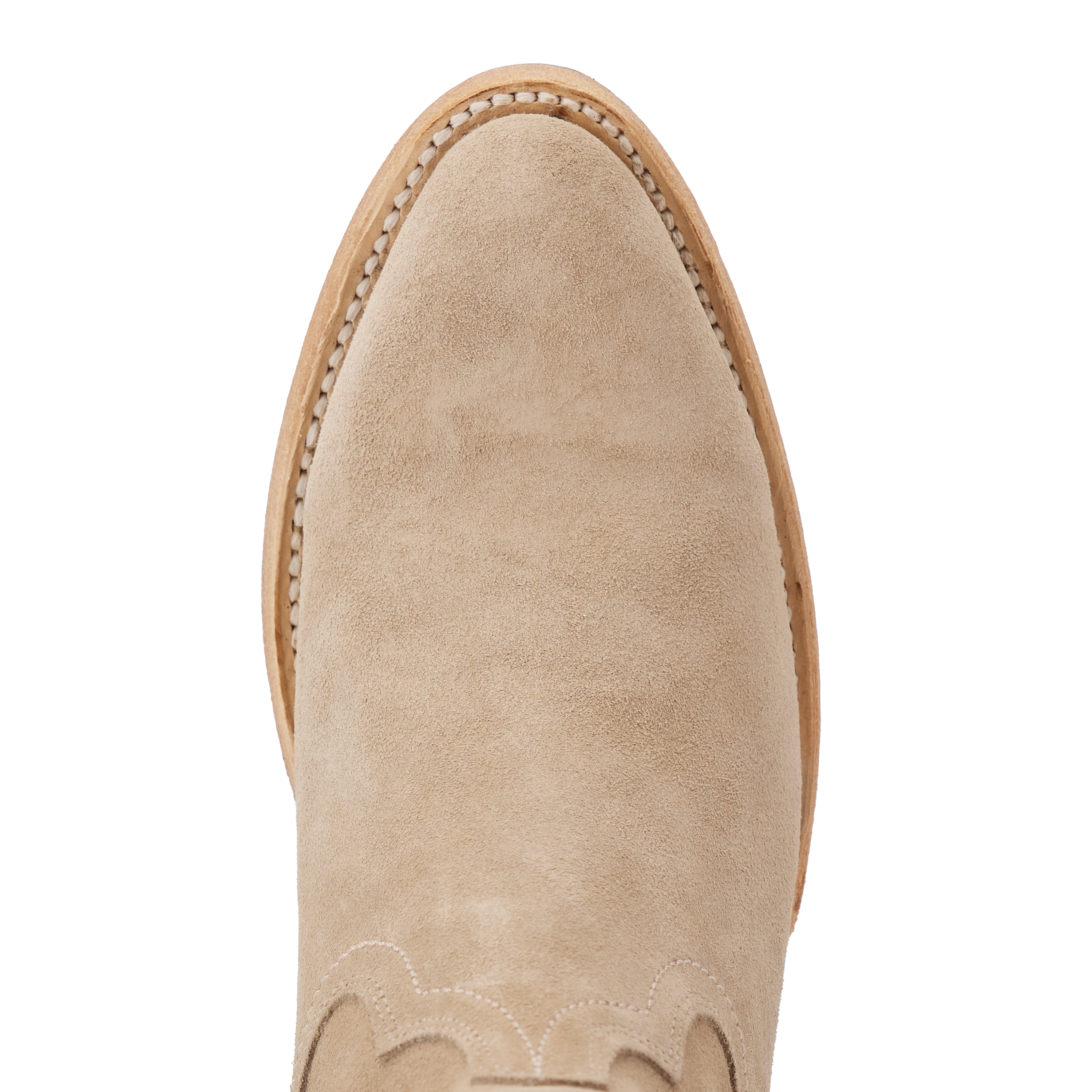 Lane Plain Jane Bootie - Latte Suede